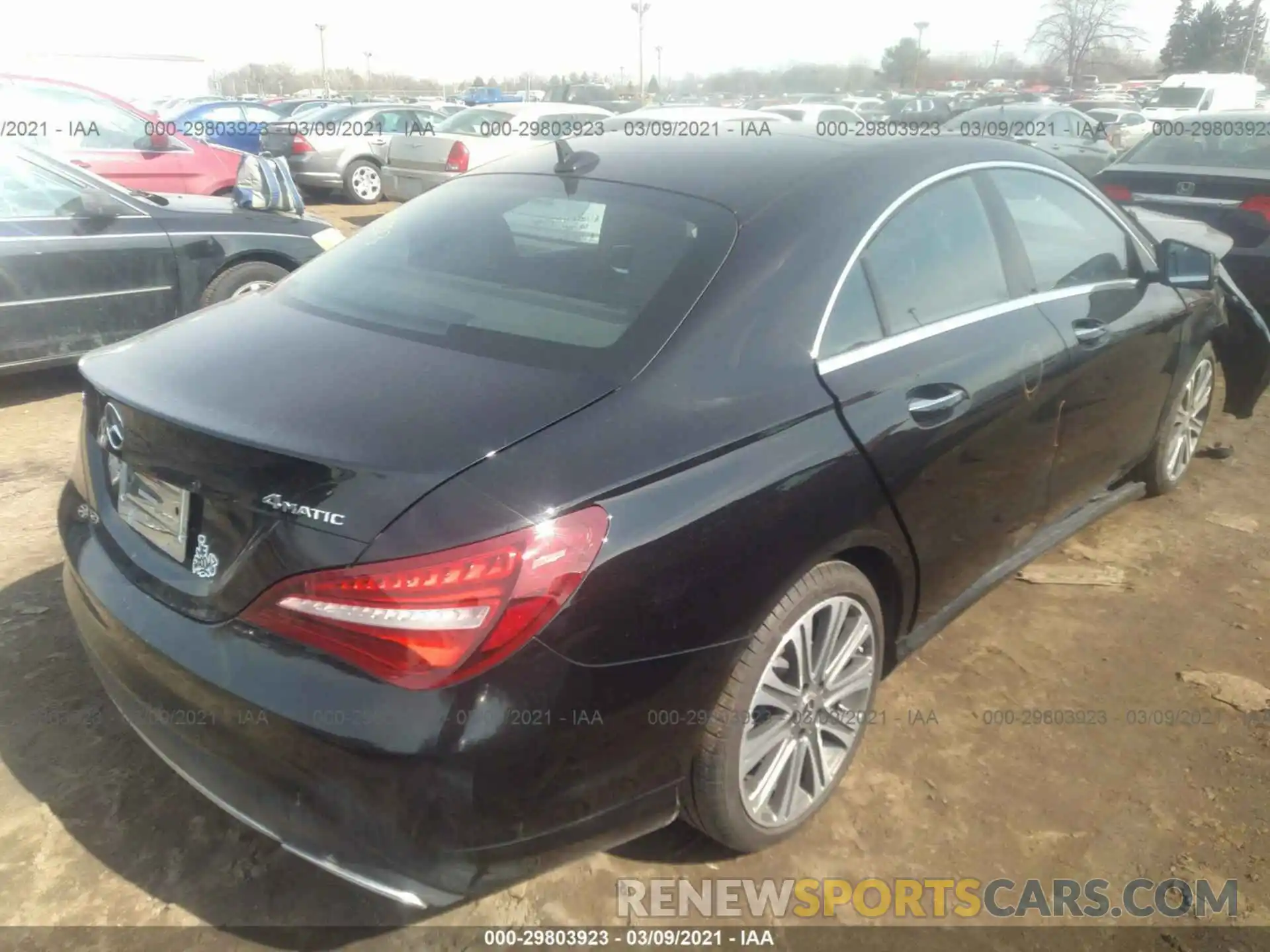 4 Photograph of a damaged car WDDSJ4GB4KN765163 MERCEDES-BENZ CLA 2019