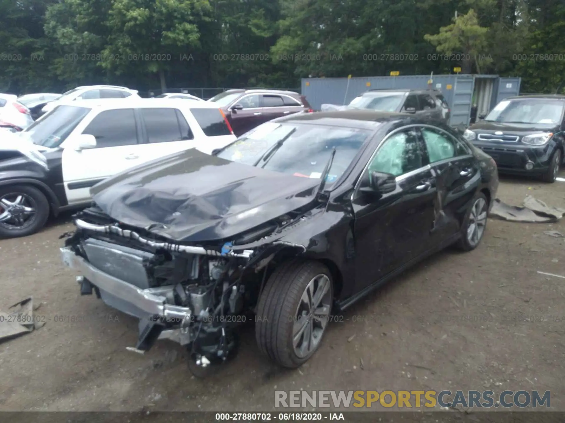 2 Photograph of a damaged car WDDSJ4GB5KN772011 MERCEDES-BENZ CLA 2019