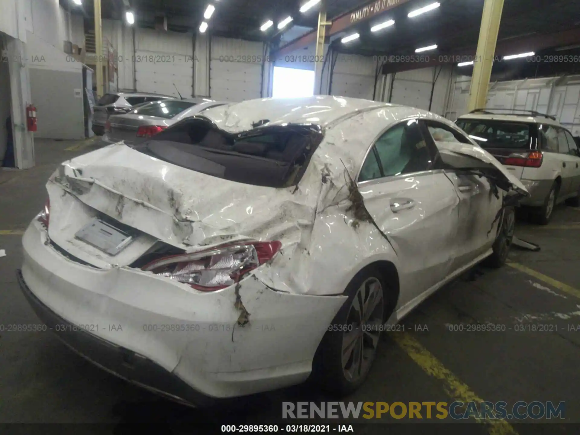 4 Photograph of a damaged car WDDSJ4GB6KN734156 MERCEDES-BENZ CLA 2019