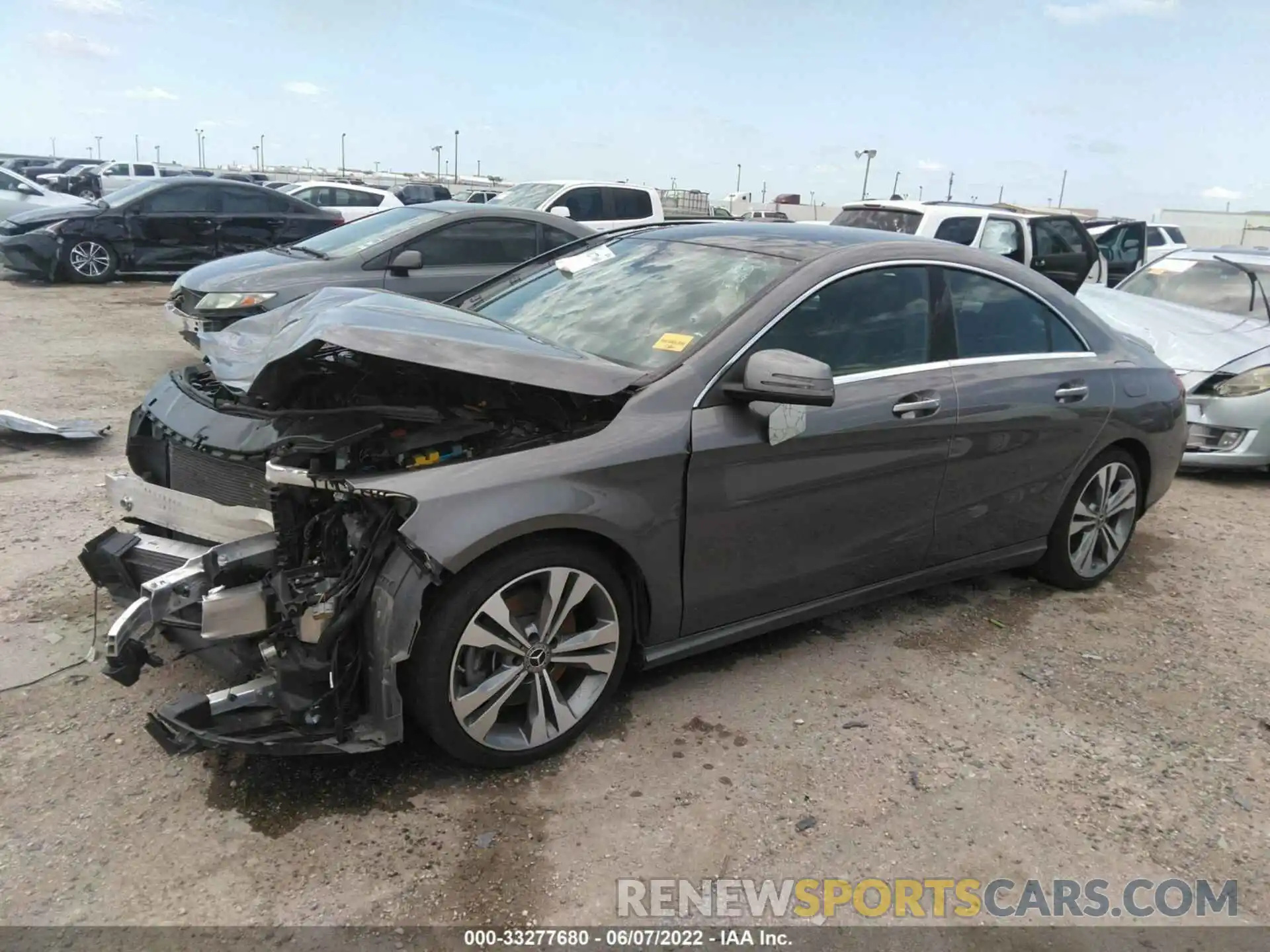 2 Photograph of a damaged car WDDSJ4GB7KN727636 MERCEDES-BENZ CLA 2019