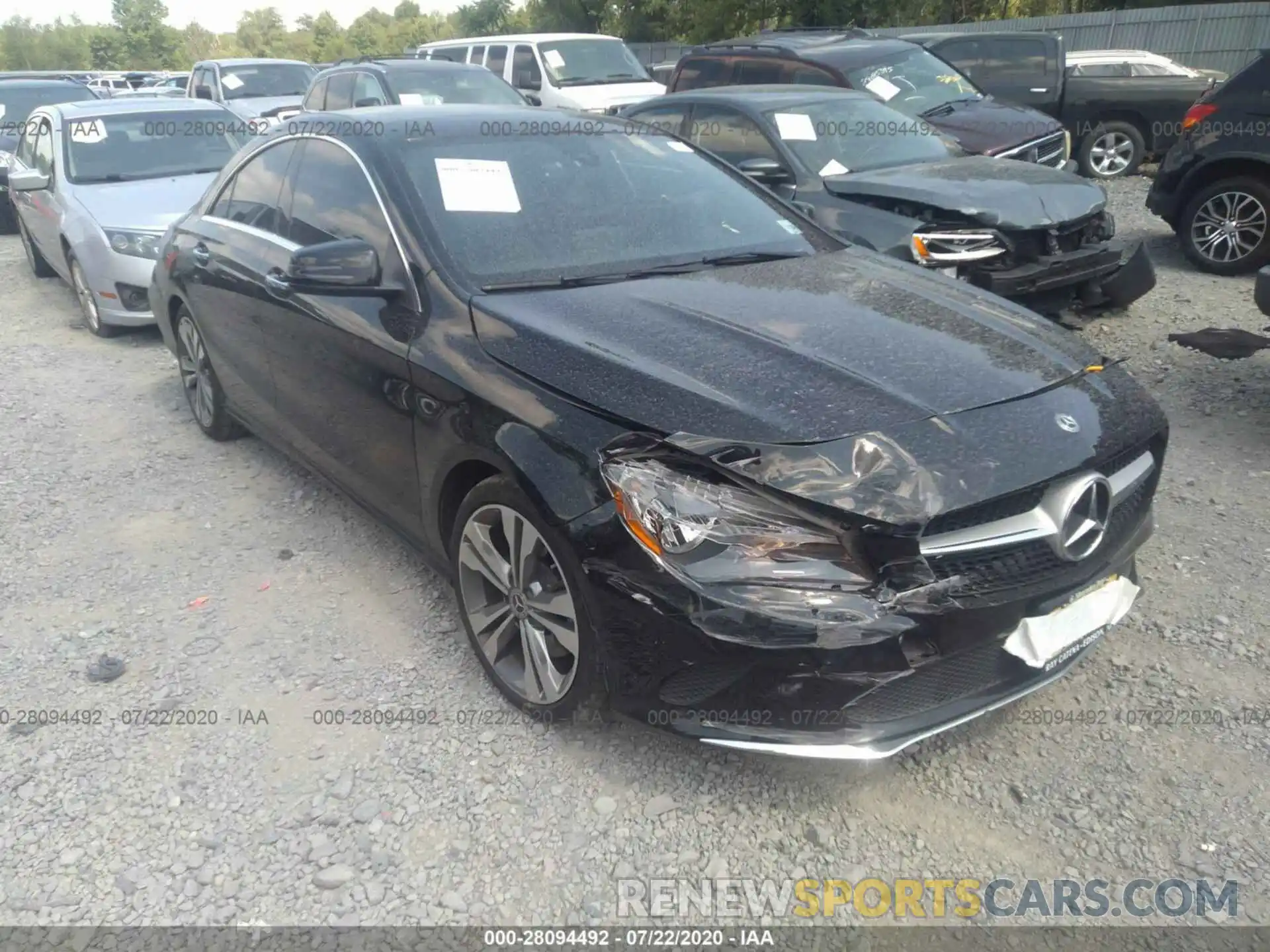 1 Photograph of a damaged car WDDSJ4GB9KN738203 MERCEDES-BENZ CLA 2019