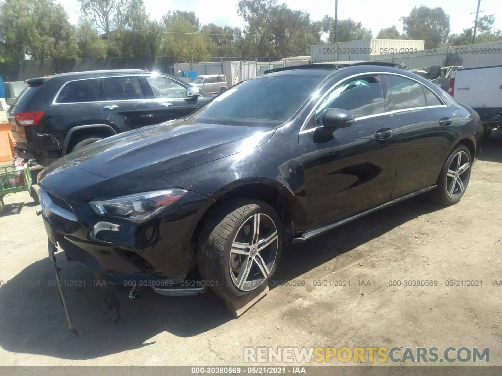 2 Photograph of a damaged car W1K5J4GB3LN103265 MERCEDES-BENZ CLA 2020