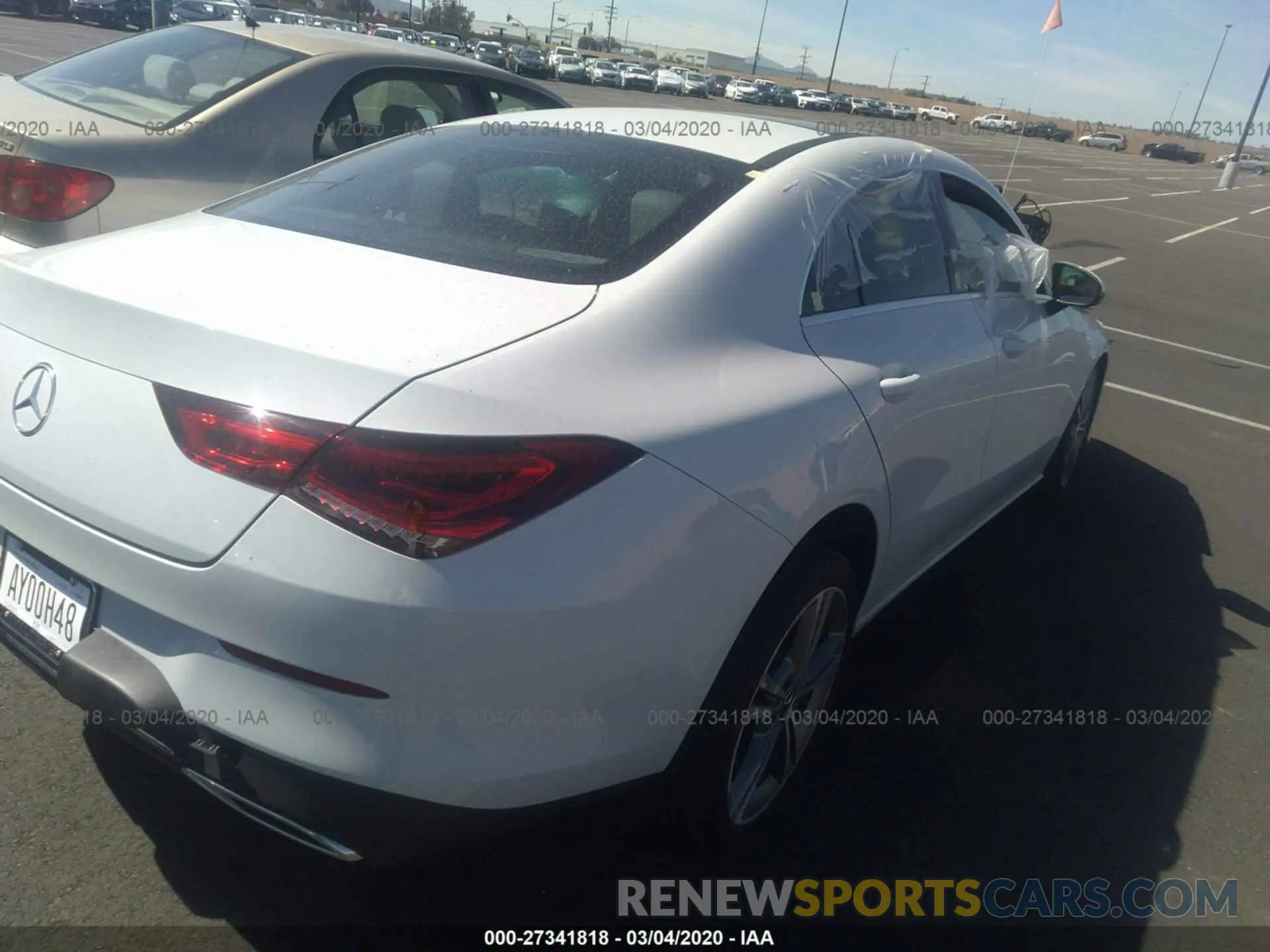 4 Photograph of a damaged car W1K5J4GB8LN090206 MERCEDES-BENZ CLA 2020