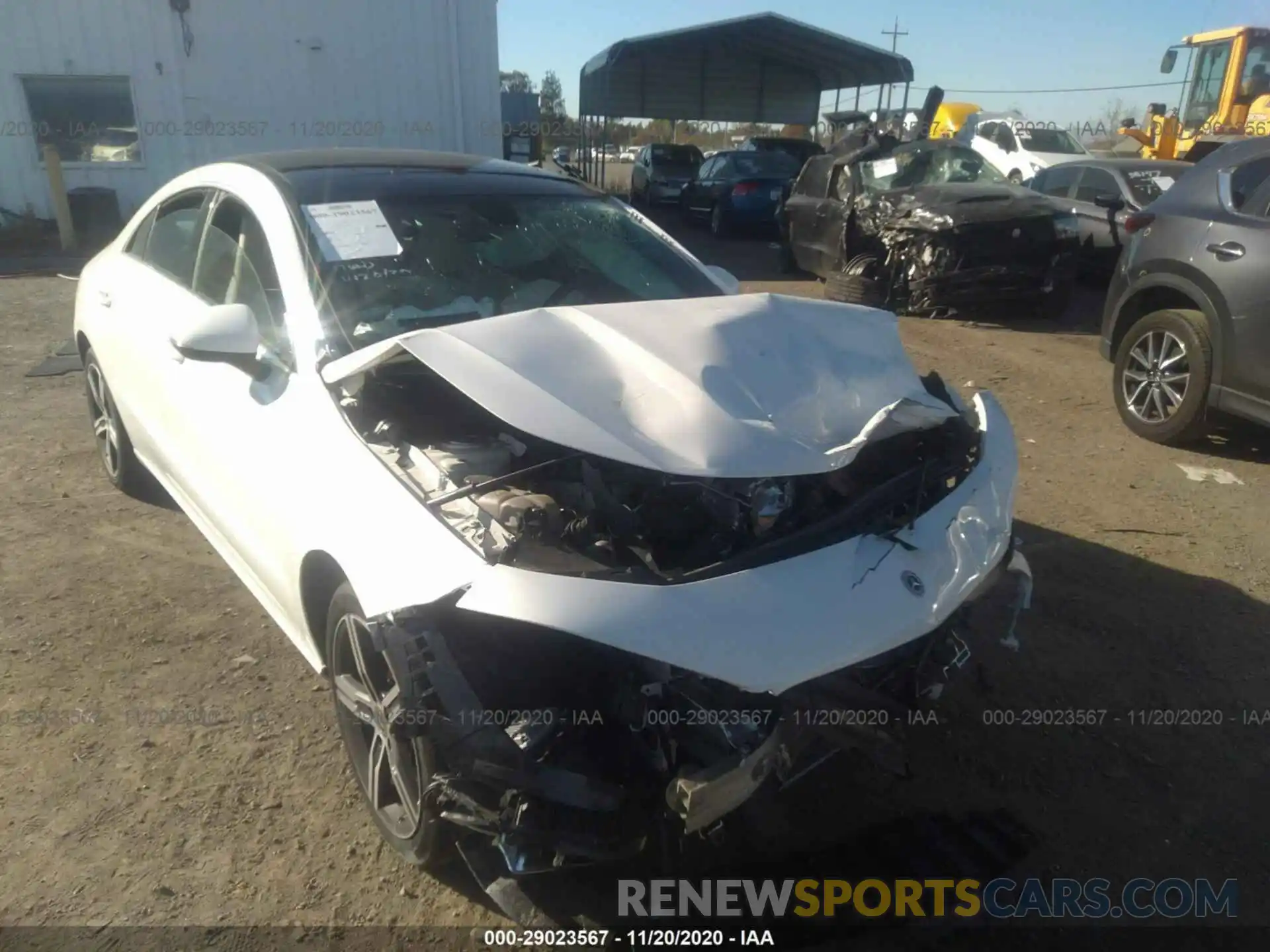 1 Photograph of a damaged car W1K5J4GB9LN089954 MERCEDES-BENZ CLA 2020