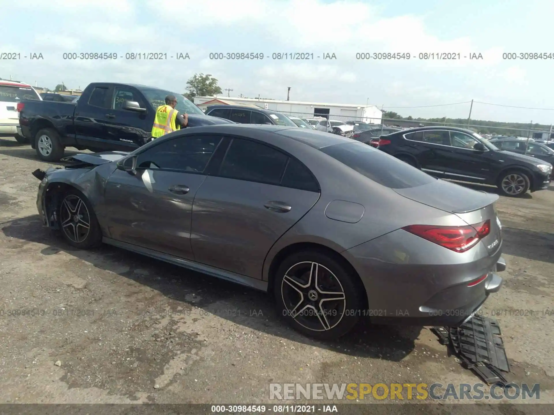 3 Photograph of a damaged car W1K5J4HB1LN118720 MERCEDES-BENZ CLA 2020