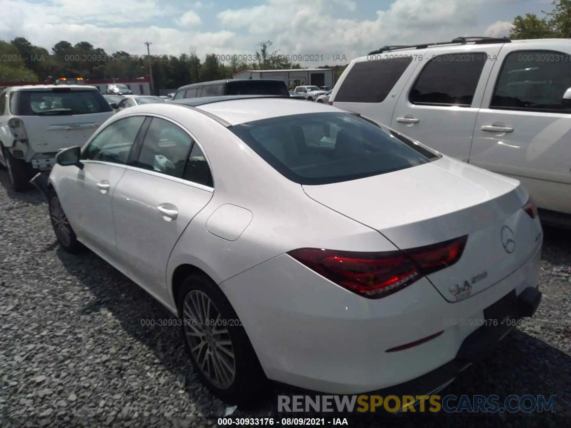 3 Photograph of a damaged car W1K5J4HB8LN087840 MERCEDES-BENZ CLA 2020