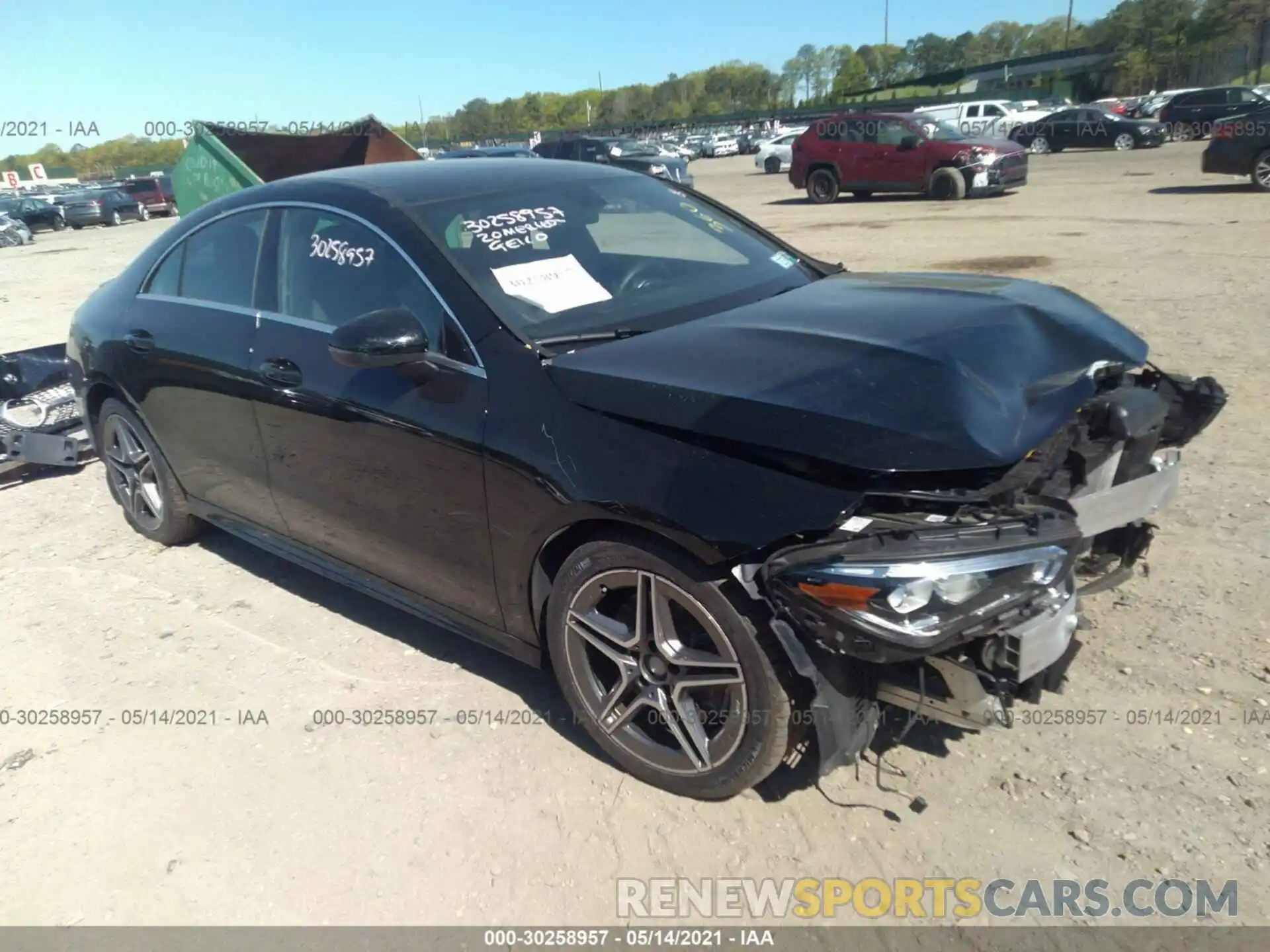 1 Photograph of a damaged car W1K5J4HB9LN088950 MERCEDES-BENZ CLA 2020