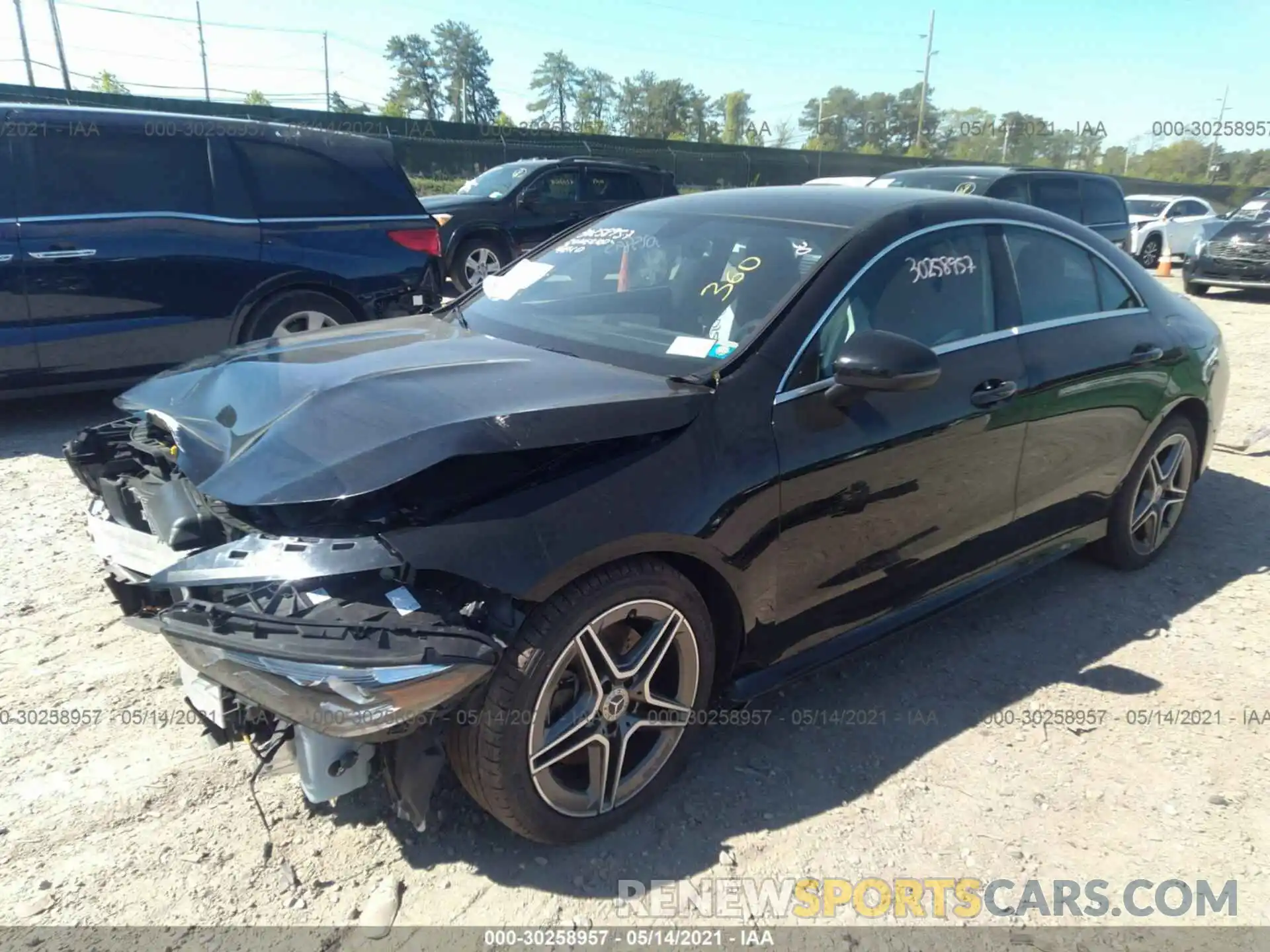 2 Photograph of a damaged car W1K5J4HB9LN088950 MERCEDES-BENZ CLA 2020