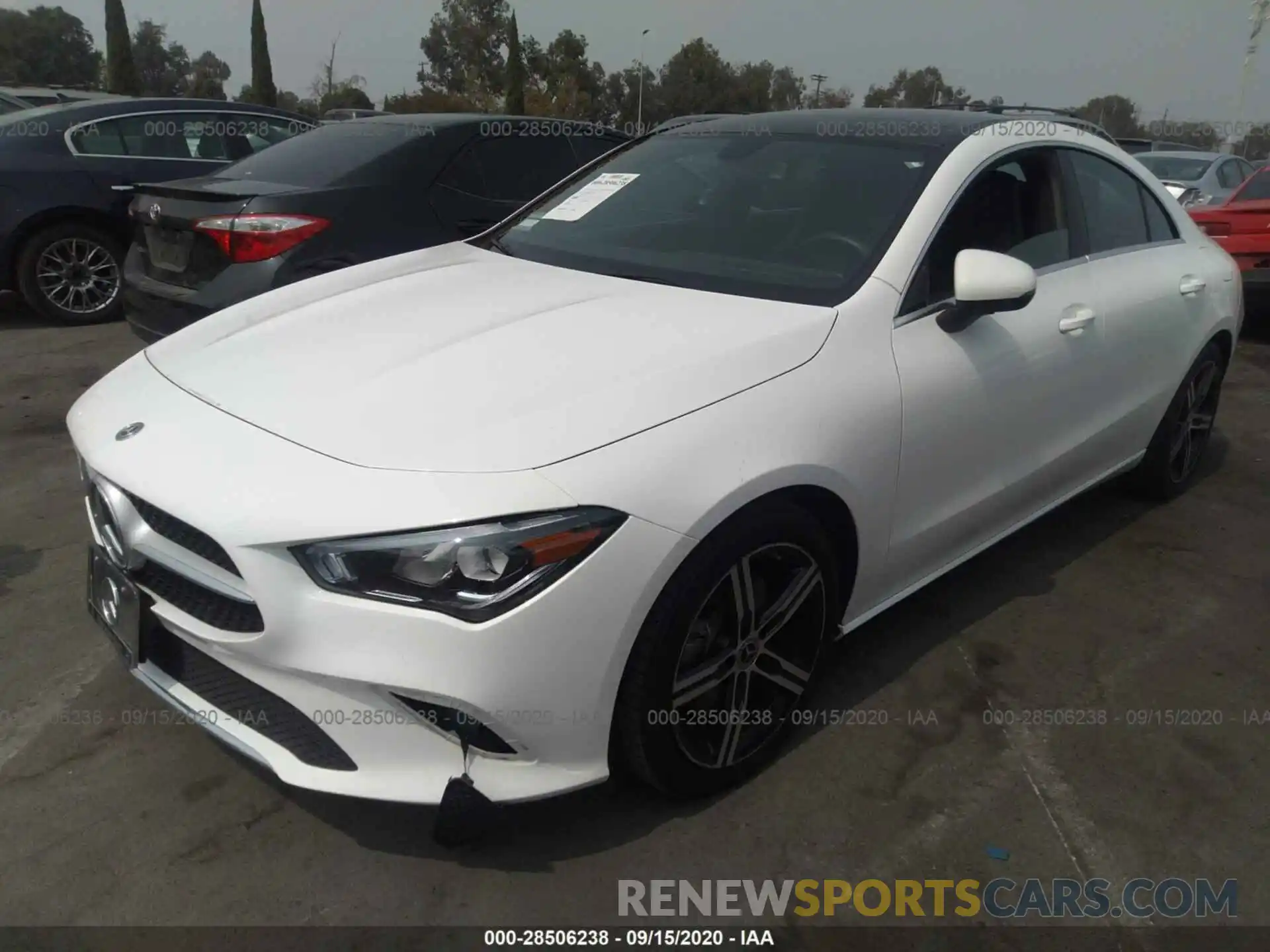 2 Photograph of a damaged car WDD5J4GB0LN039671 MERCEDES-BENZ CLA 2020