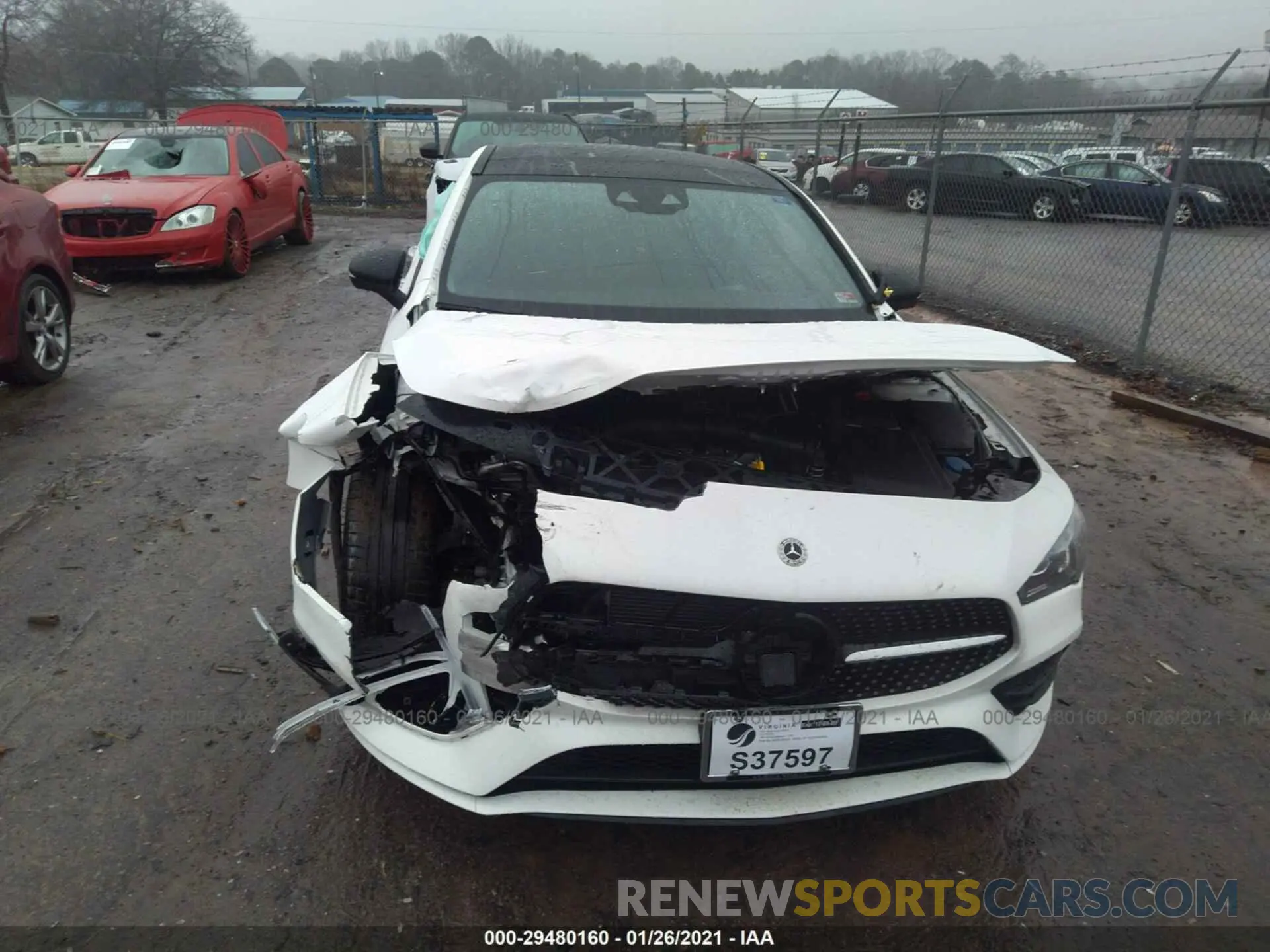 6 Photograph of a damaged car W1K5J4HB4MN171798 MERCEDES-BENZ CLA 2021