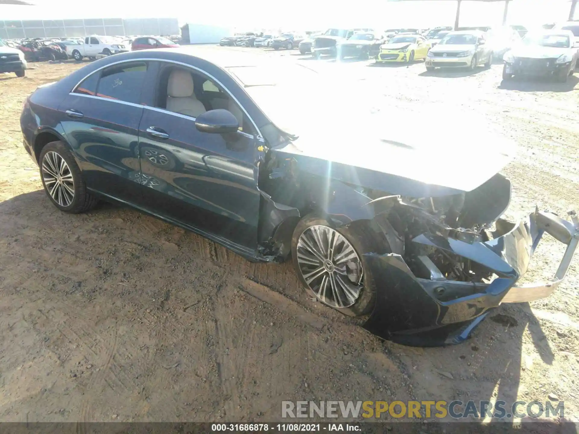 1 Photograph of a damaged car W1K5J4HB5MN197813 MERCEDES-BENZ CLA 2021