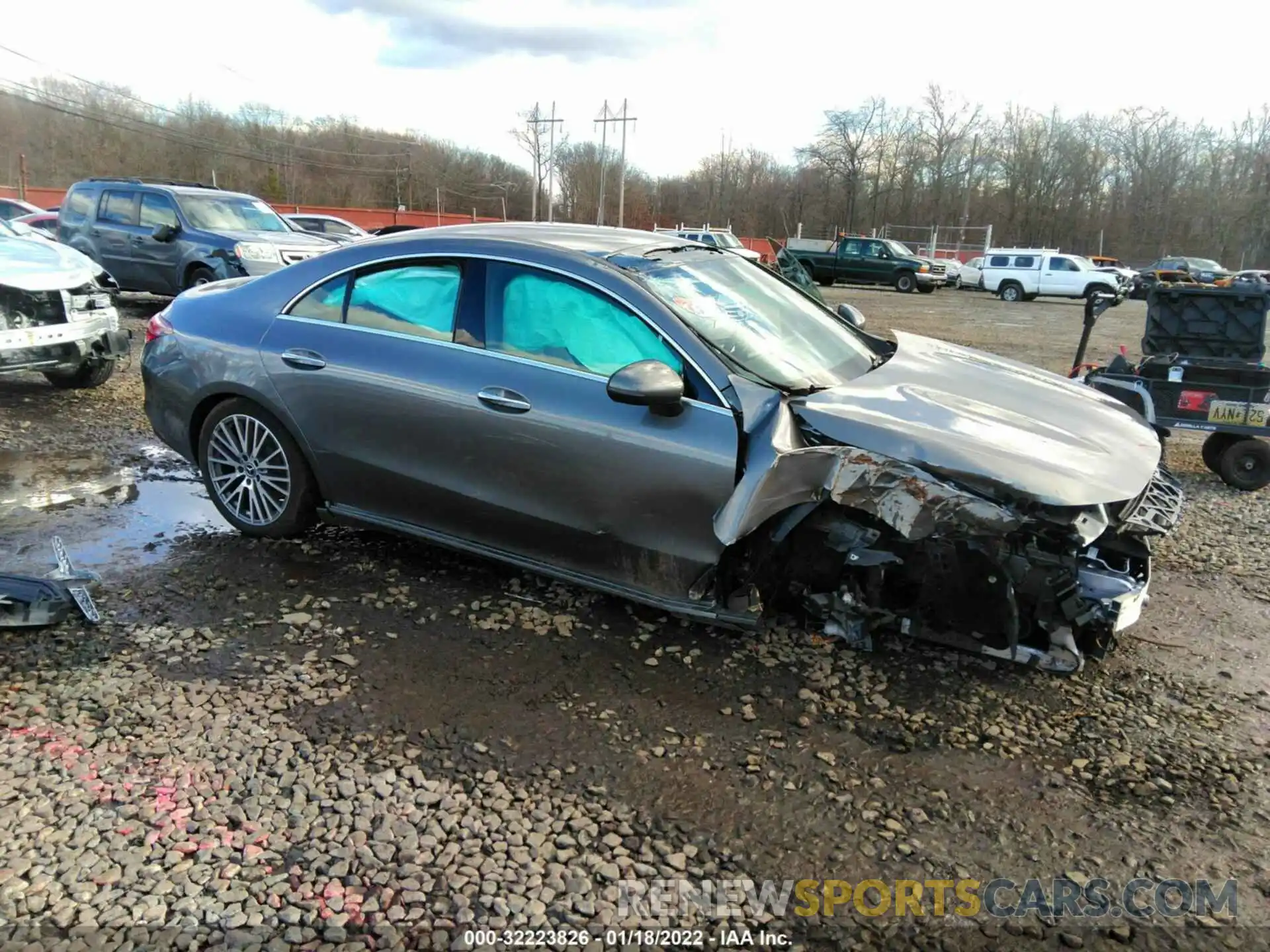 1 Photograph of a damaged car W1K5J4HB6MN218393 MERCEDES-BENZ CLA 2021