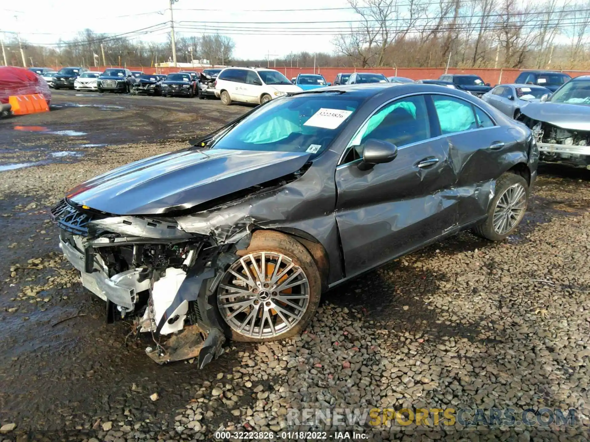 6 Photograph of a damaged car W1K5J4HB6MN218393 MERCEDES-BENZ CLA 2021