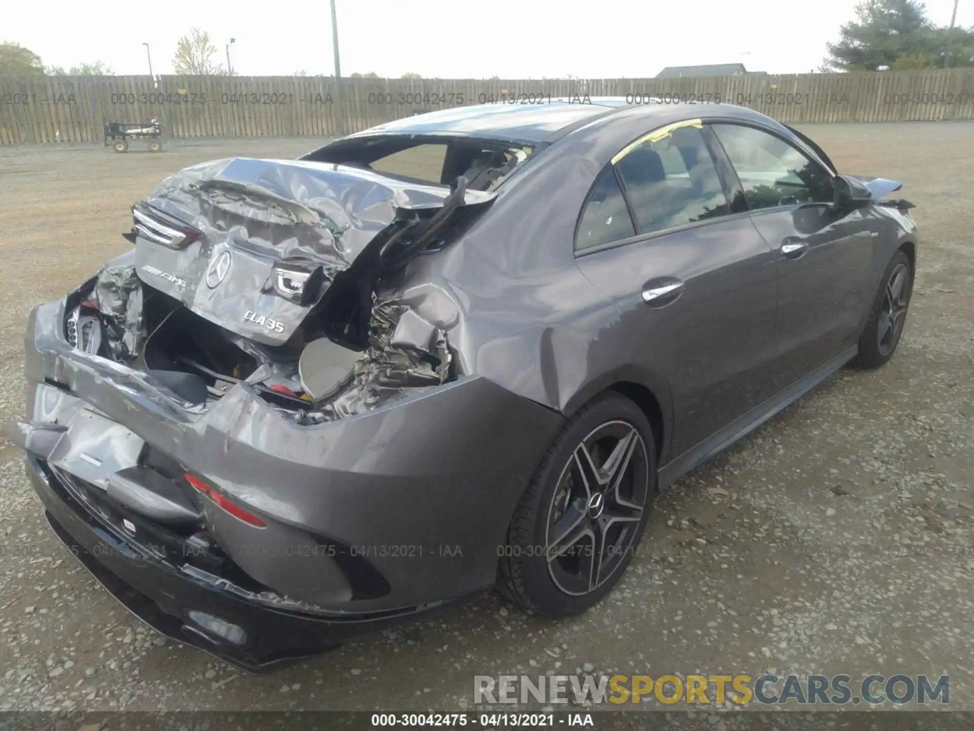 4 Photograph of a damaged car W1K5J5BB6MN162003 MERCEDES-BENZ CLA 2021