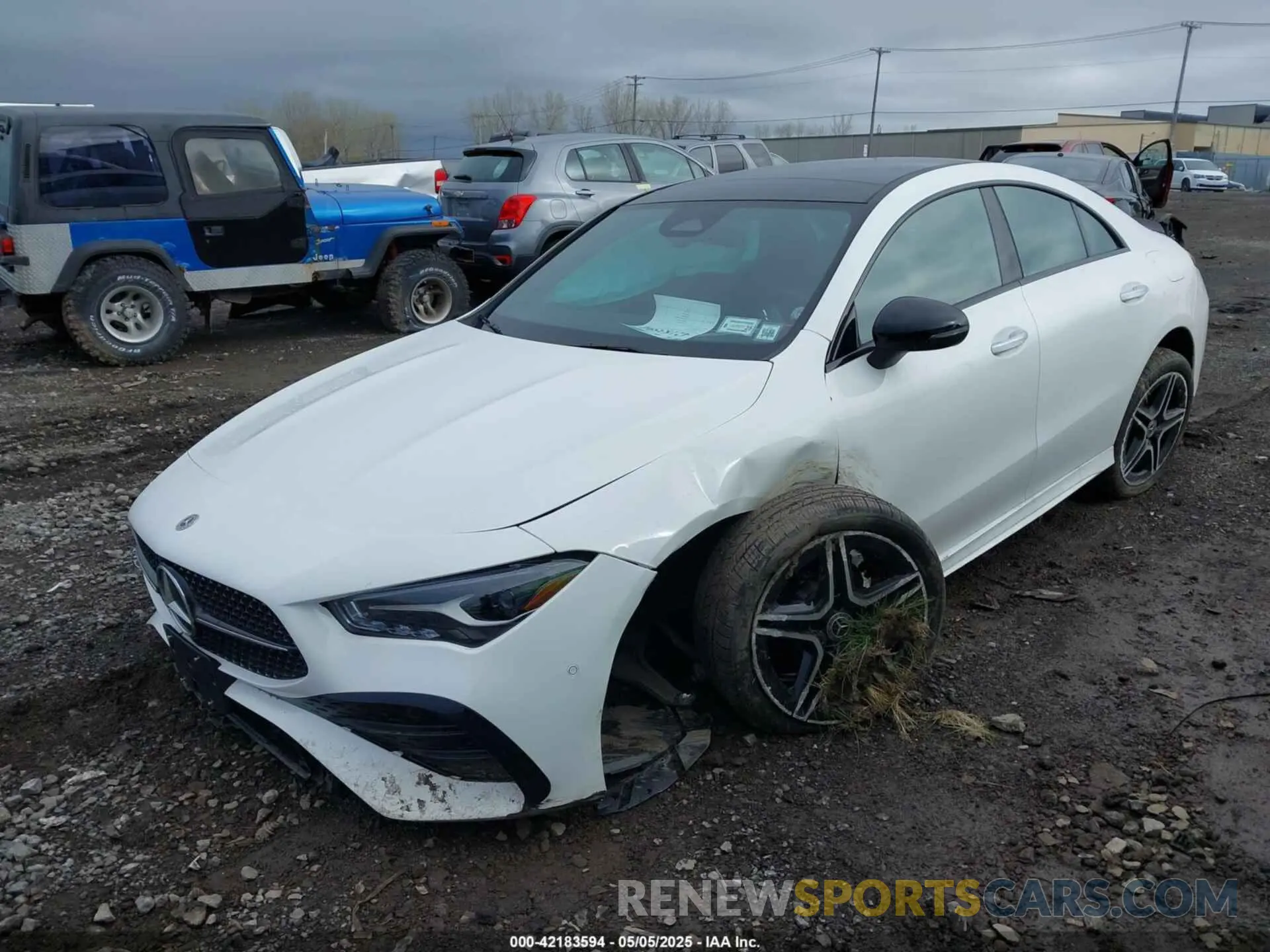 2 Photograph of a damaged car W1K5J4HB6RN450550 MERCEDES-BENZ CLA 2024