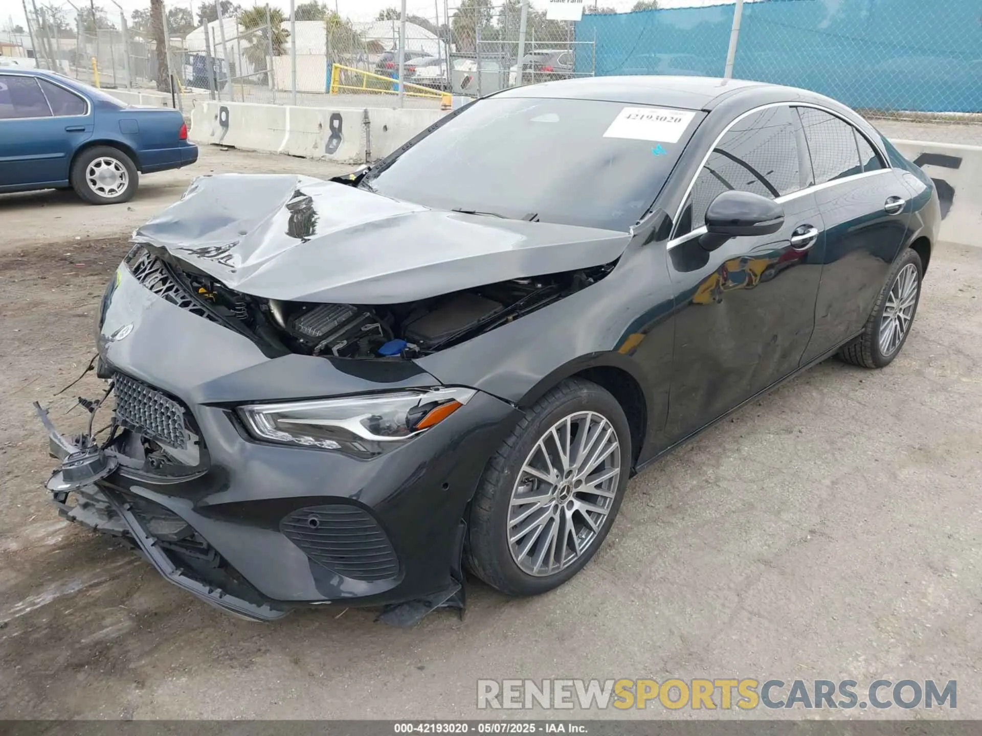 2 Photograph of a damaged car W1K5J4HB7RN456826 MERCEDES-BENZ CLA 2024