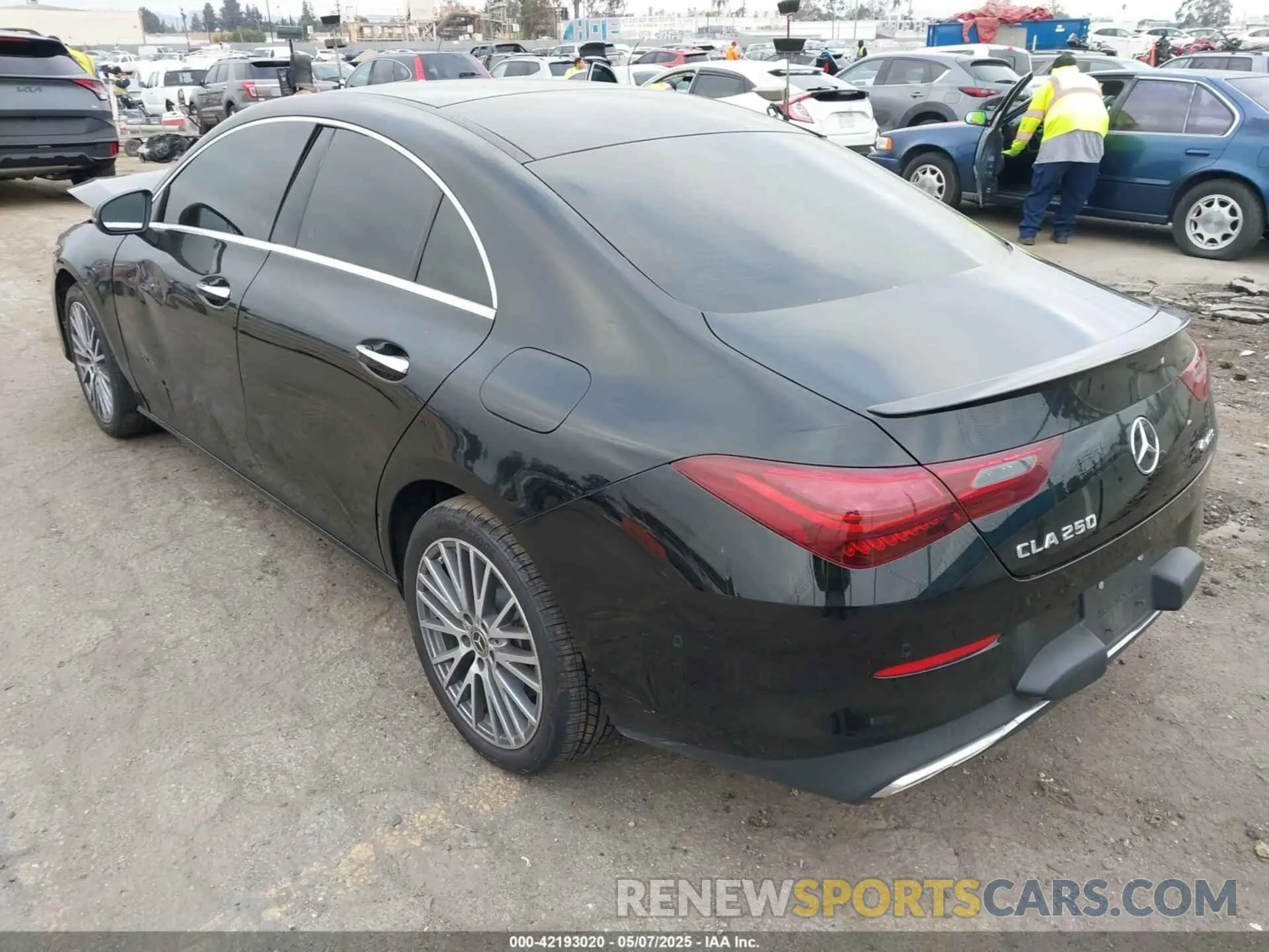 3 Photograph of a damaged car W1K5J4HB7RN456826 MERCEDES-BENZ CLA 2024