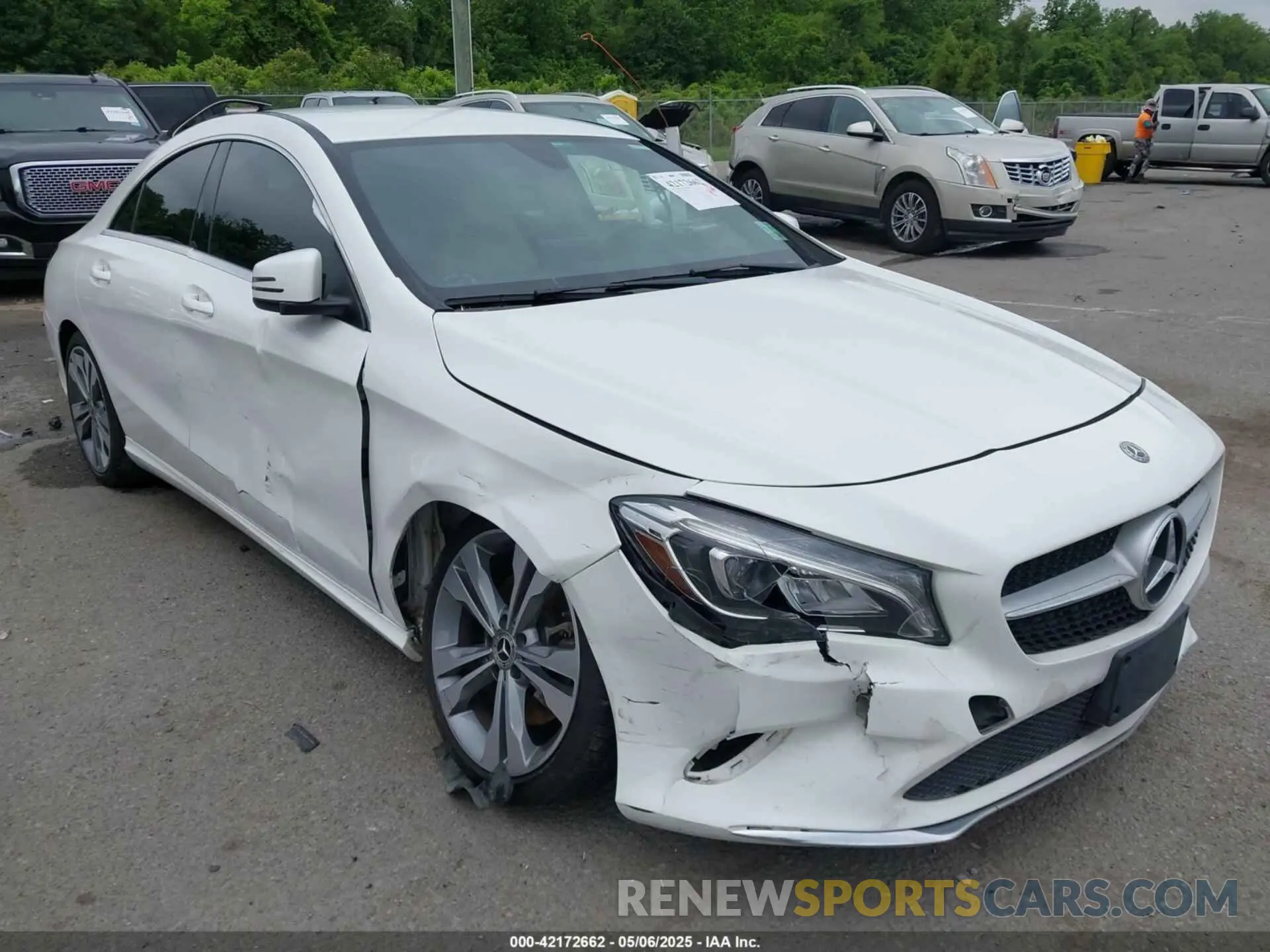 1 Photograph of a damaged car WDDSJ4EB0KN749822 MERCEDES-BENZ CLA 250 2019