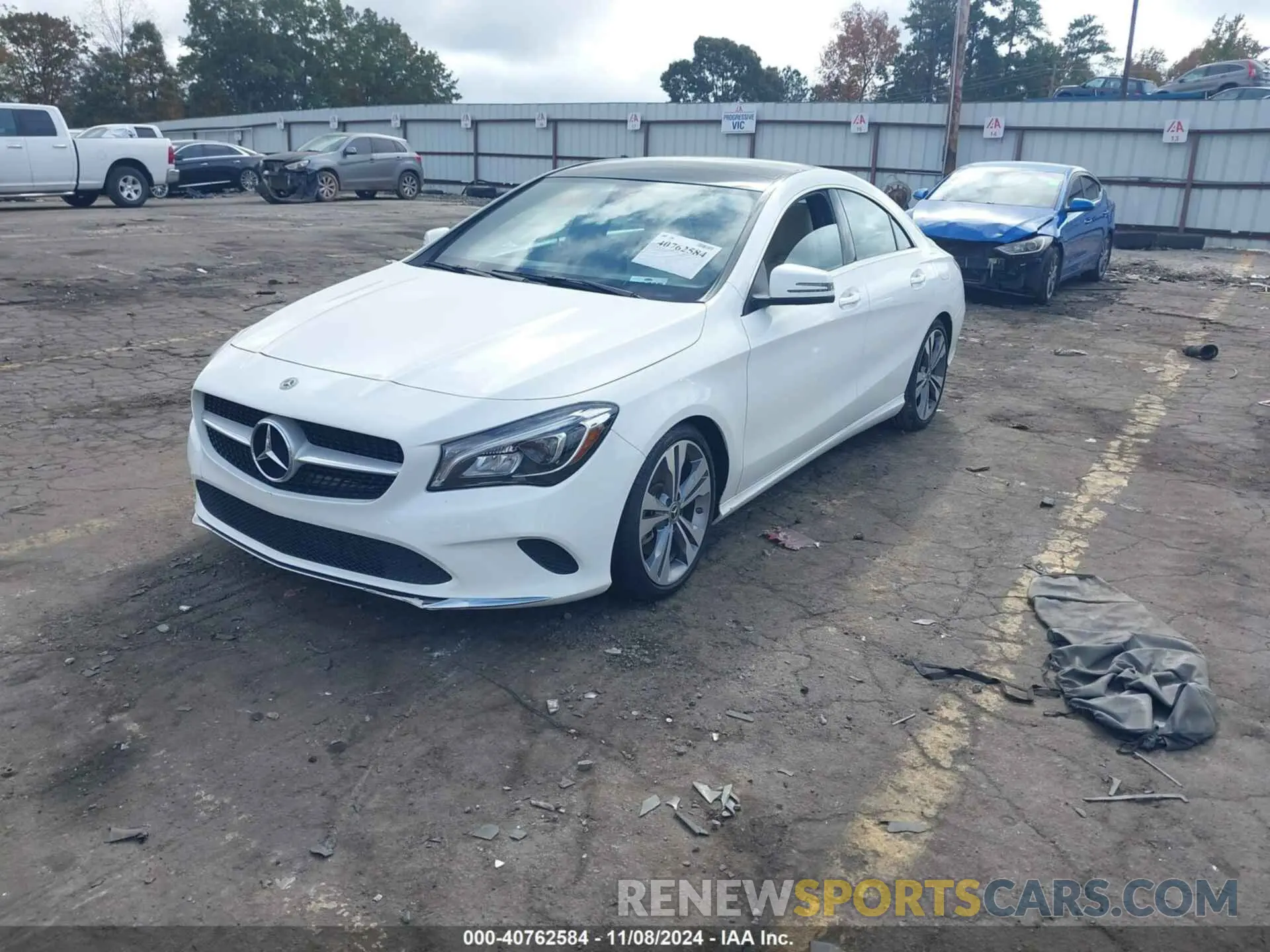 2 Photograph of a damaged car WDDSJ4EB1KN707708 MERCEDES-BENZ CLA 250 2019