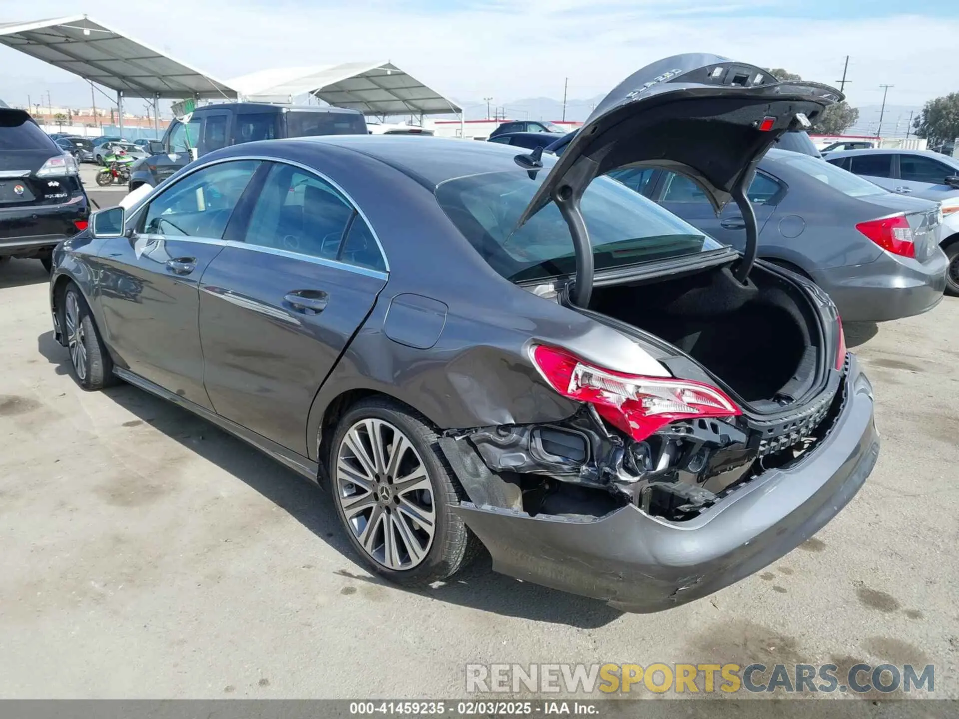 3 Photograph of a damaged car WDDSJ4EB4KN723174 MERCEDES-BENZ CLA 250 2019