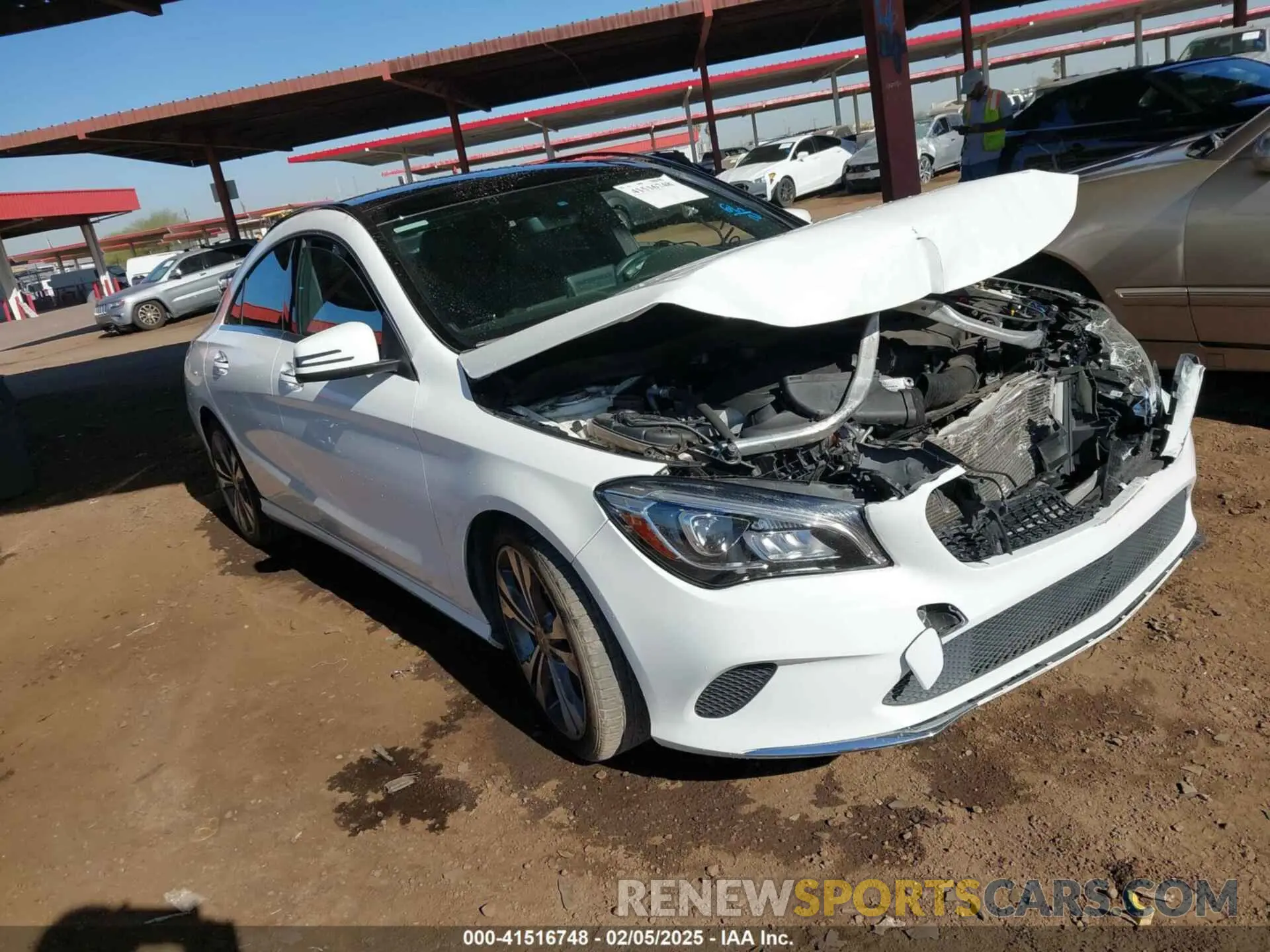 1 Photograph of a damaged car WDDSJ4EB5KN747130 MERCEDES-BENZ CLA 250 2019