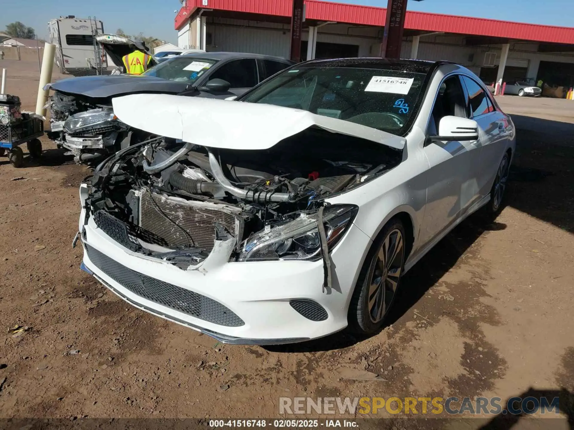 2 Photograph of a damaged car WDDSJ4EB5KN747130 MERCEDES-BENZ CLA 250 2019