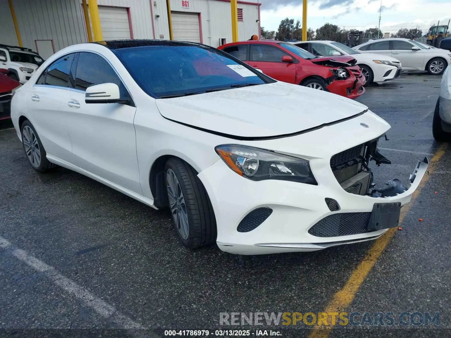 1 Photograph of a damaged car WDDSJ4EB5KN753560 MERCEDES-BENZ CLA 250 2019