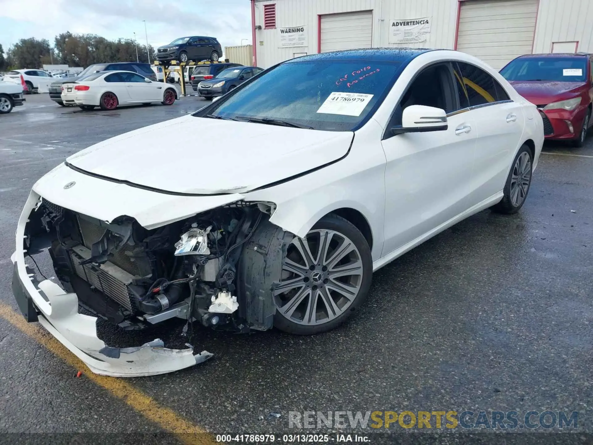2 Photograph of a damaged car WDDSJ4EB5KN753560 MERCEDES-BENZ CLA 250 2019