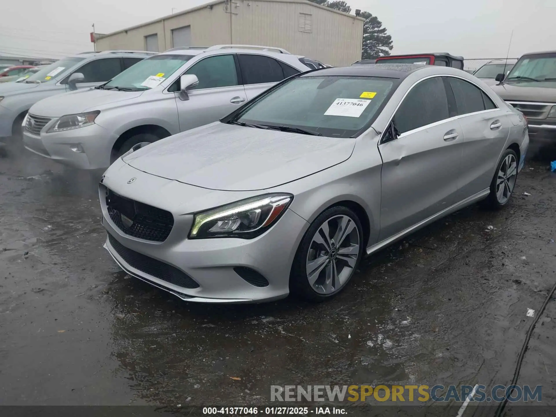 2 Photograph of a damaged car WDDSJ4EB6KN722477 MERCEDES-BENZ CLA 250 2019