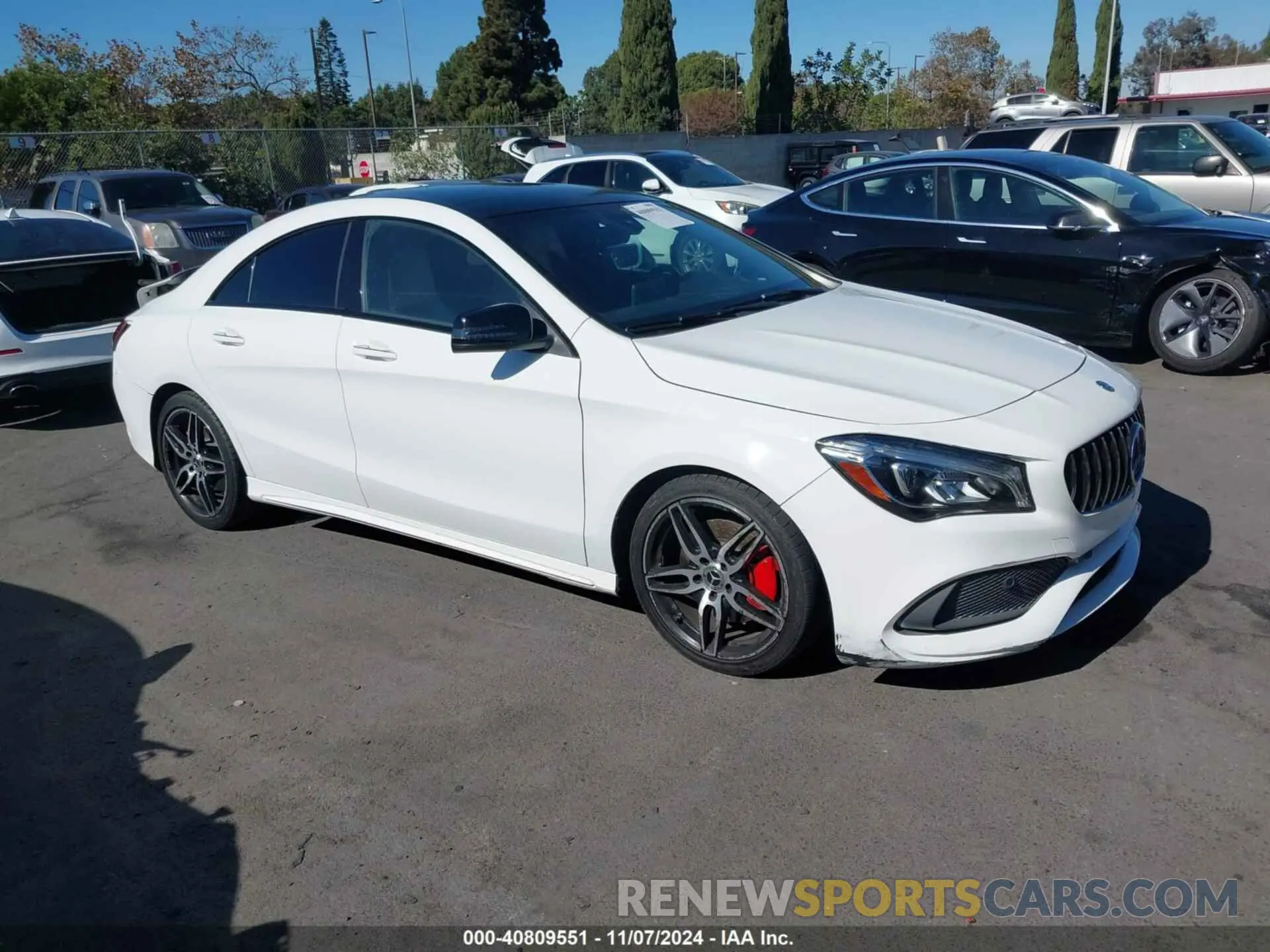 1 Photograph of a damaged car WDDSJ4EB6KN730112 MERCEDES-BENZ CLA 250 2019