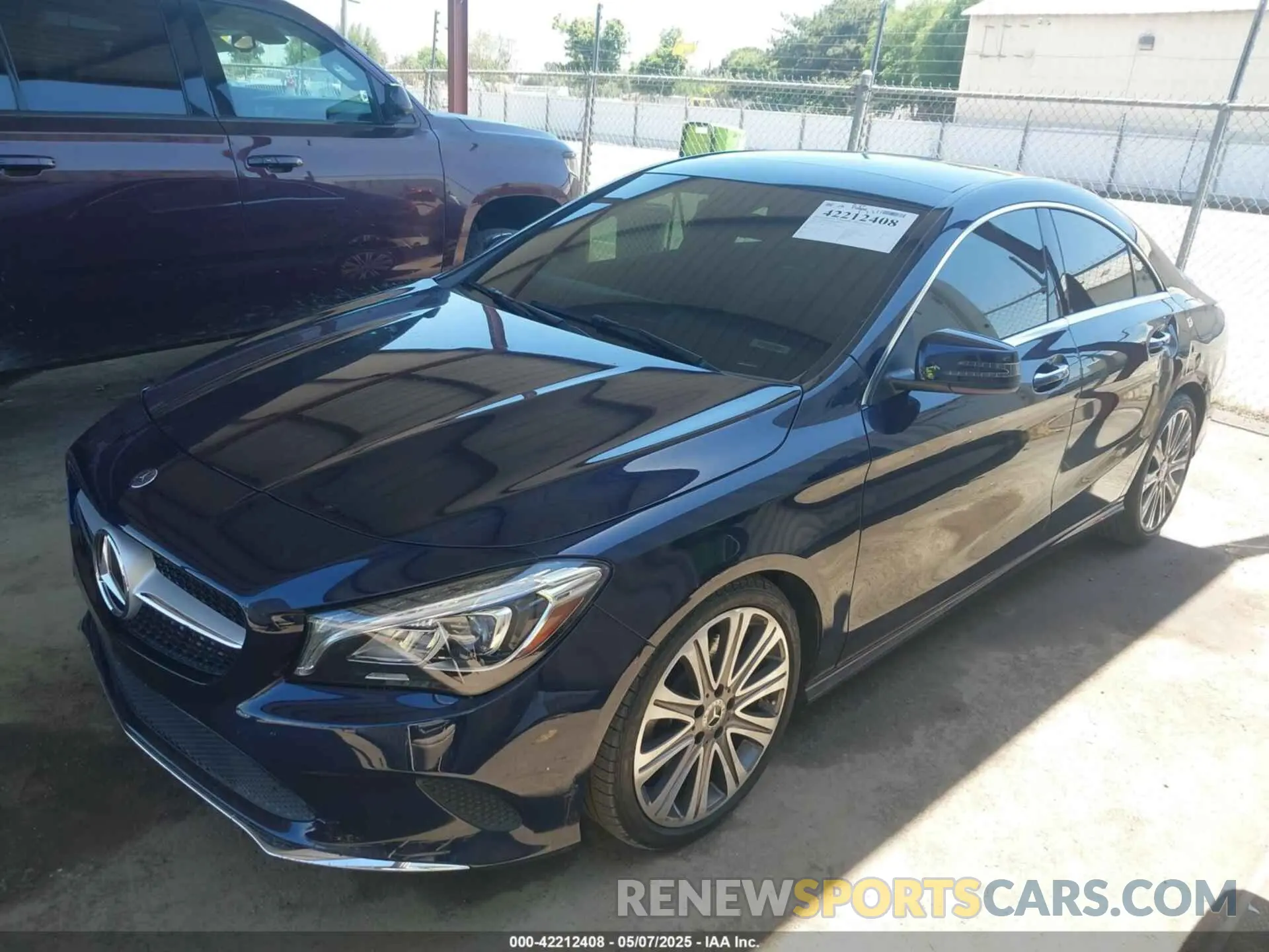 2 Photograph of a damaged car WDDSJ4EBXKN741503 MERCEDES-BENZ CLA 250 2019