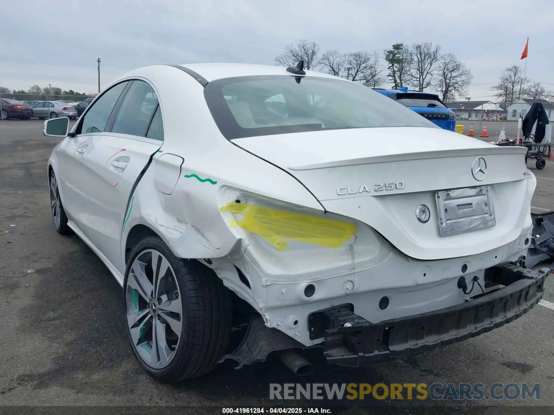 3 Photograph of a damaged car WDDSJ4GB0KN737957 MERCEDES-BENZ CLA 250 2019
