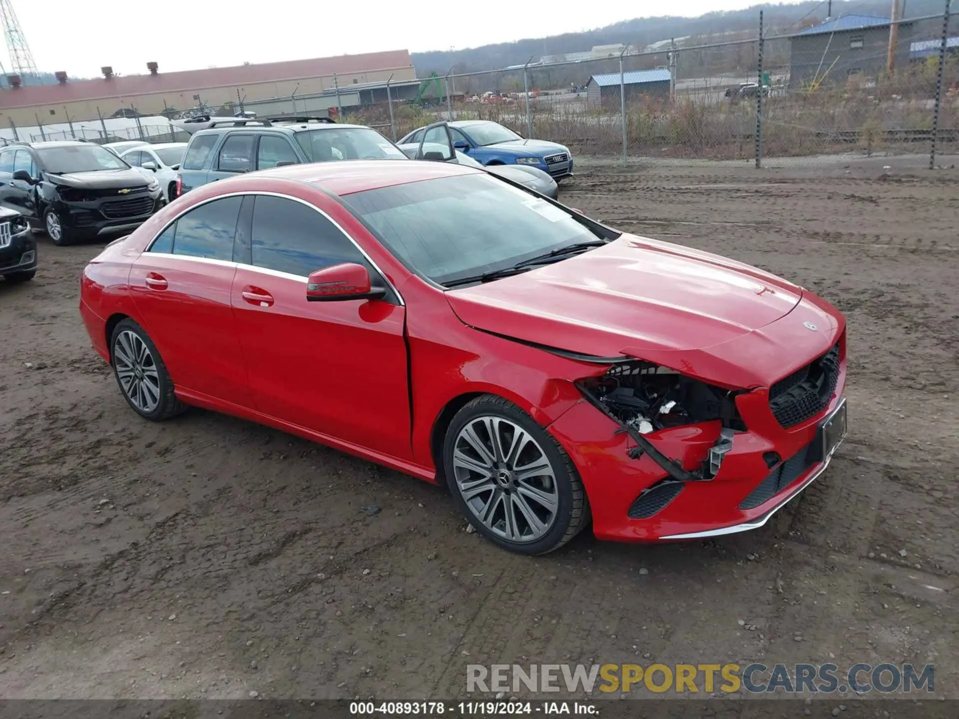 1 Photograph of a damaged car WDDSJ4GB3KN763954 MERCEDES-BENZ CLA 250 2019