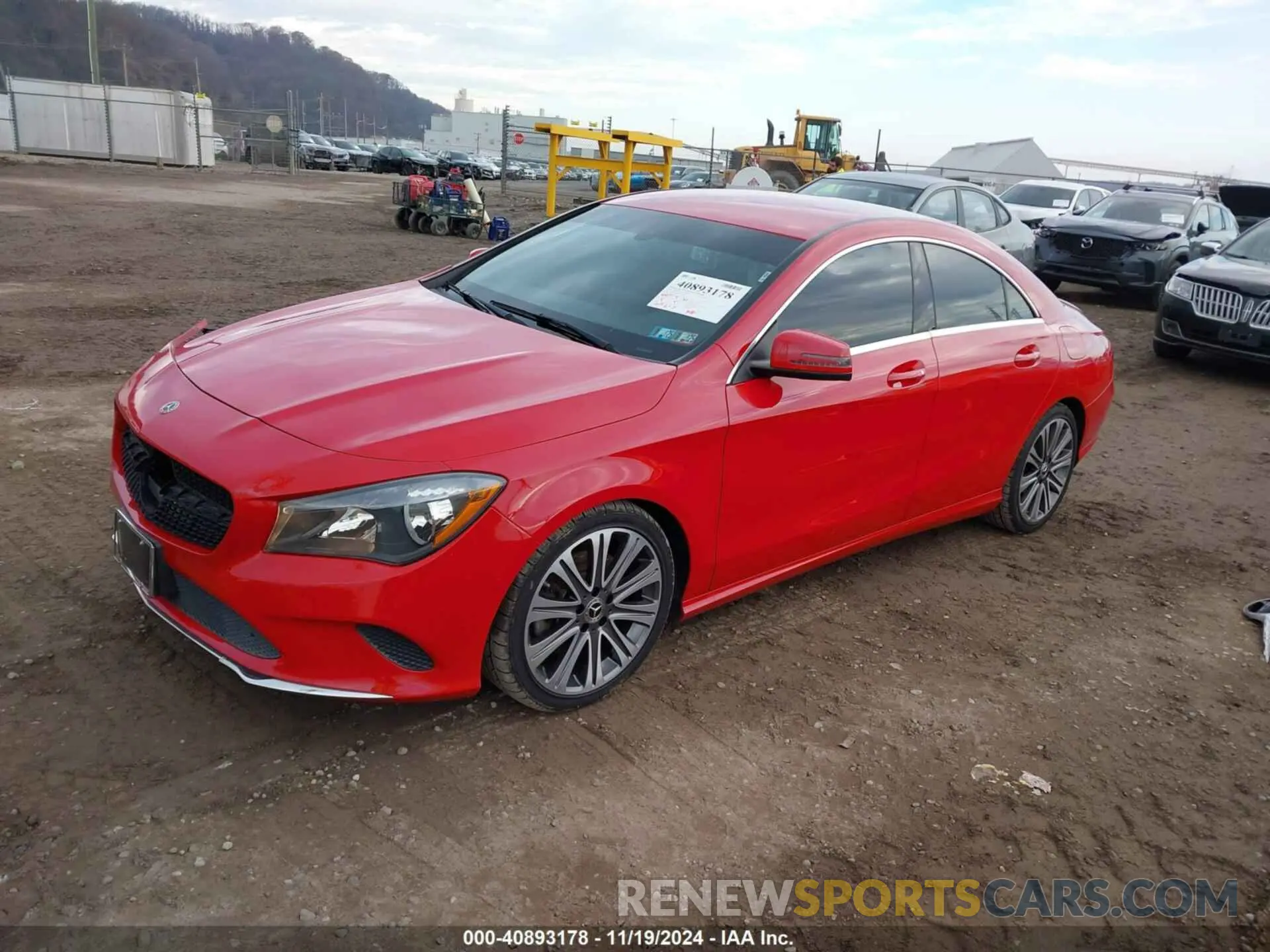 2 Photograph of a damaged car WDDSJ4GB3KN763954 MERCEDES-BENZ CLA 250 2019