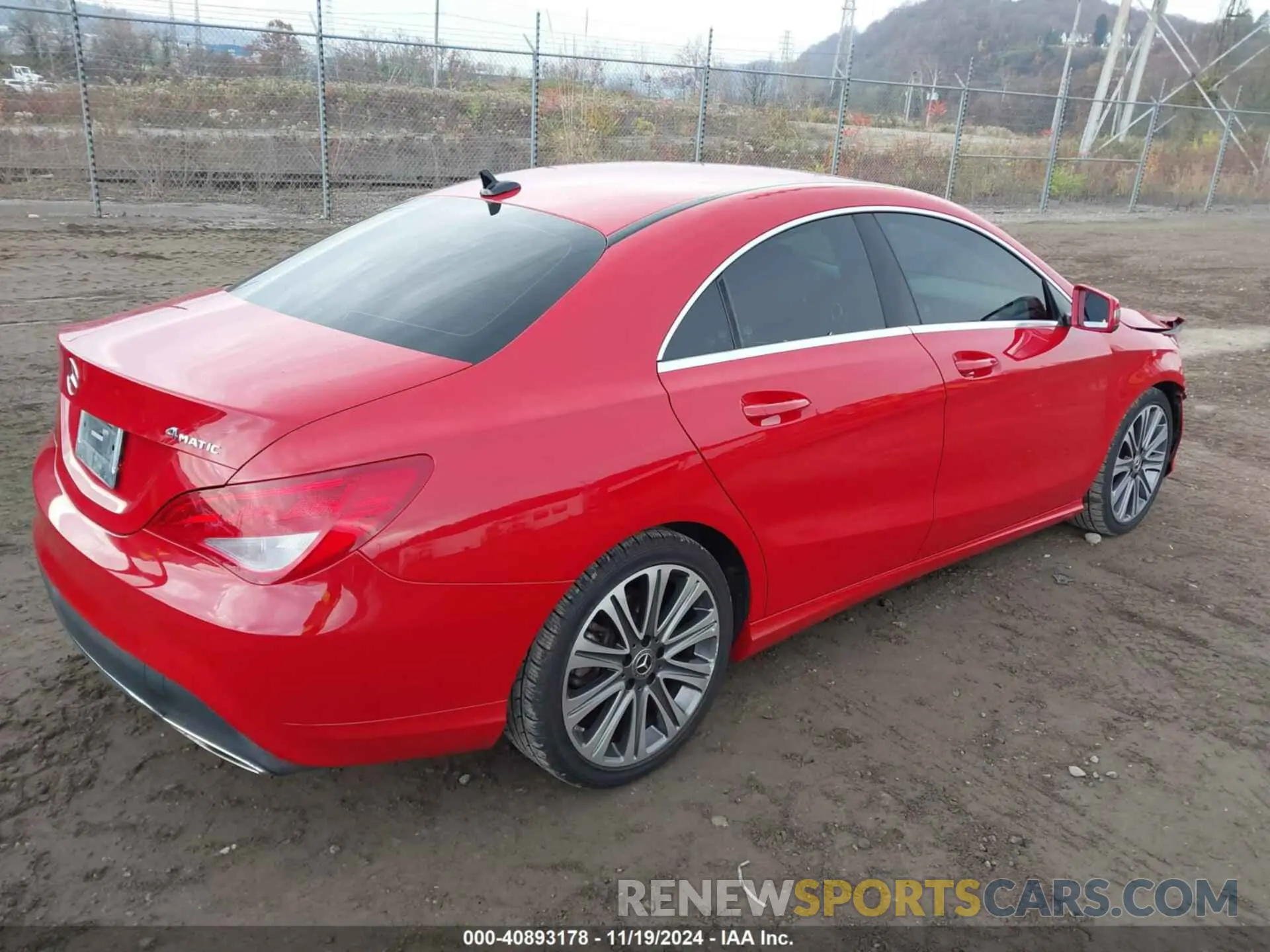 4 Photograph of a damaged car WDDSJ4GB3KN763954 MERCEDES-BENZ CLA 250 2019