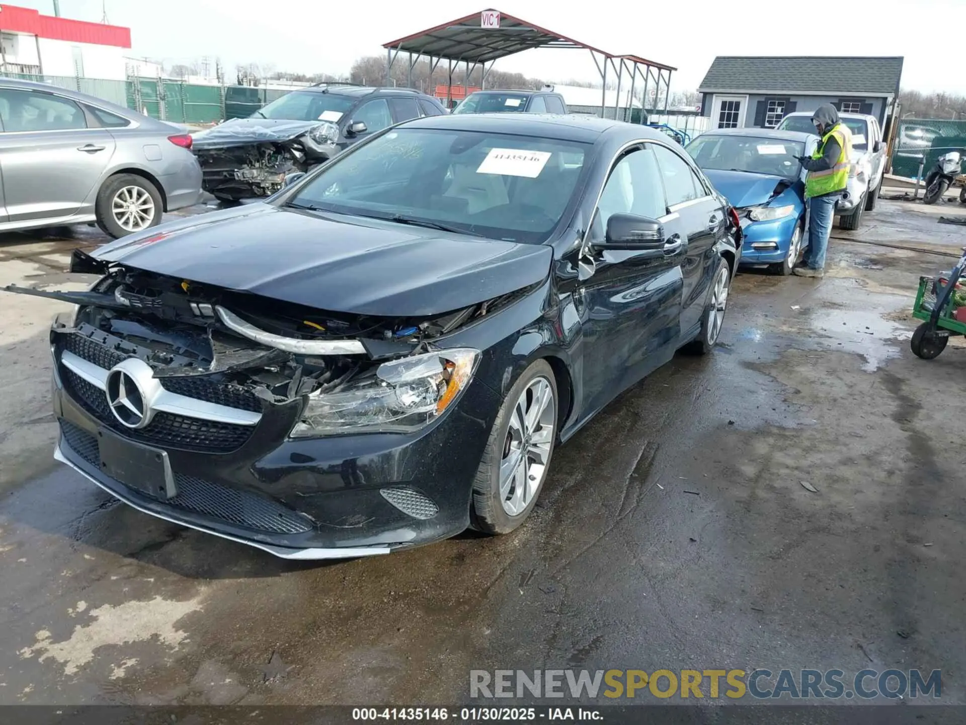 2 Photograph of a damaged car WDDSJ4GB7KN707306 MERCEDES-BENZ CLA 250 2019