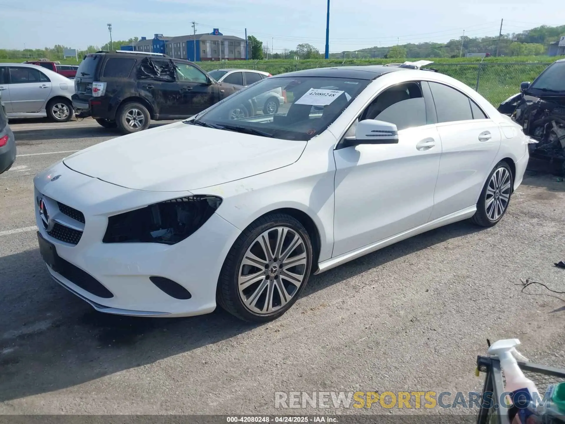 2 Photograph of a damaged car WDDSJ4GB9KN743255 MERCEDES-BENZ CLA 250 2019