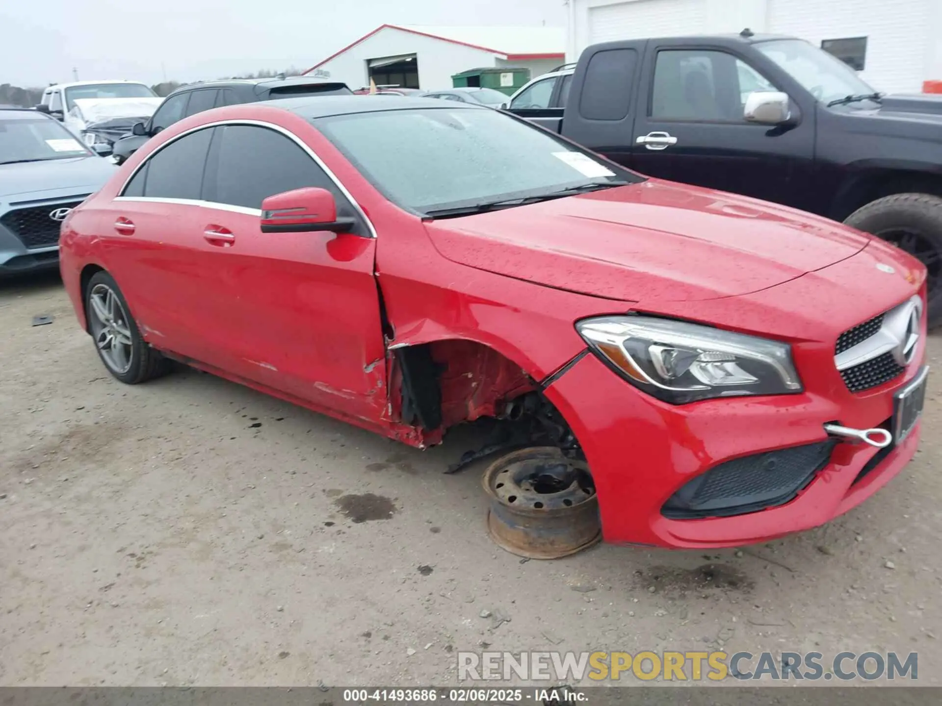 1 Photograph of a damaged car WDDSJ4GBXKN698908 MERCEDES-BENZ CLA 250 2019
