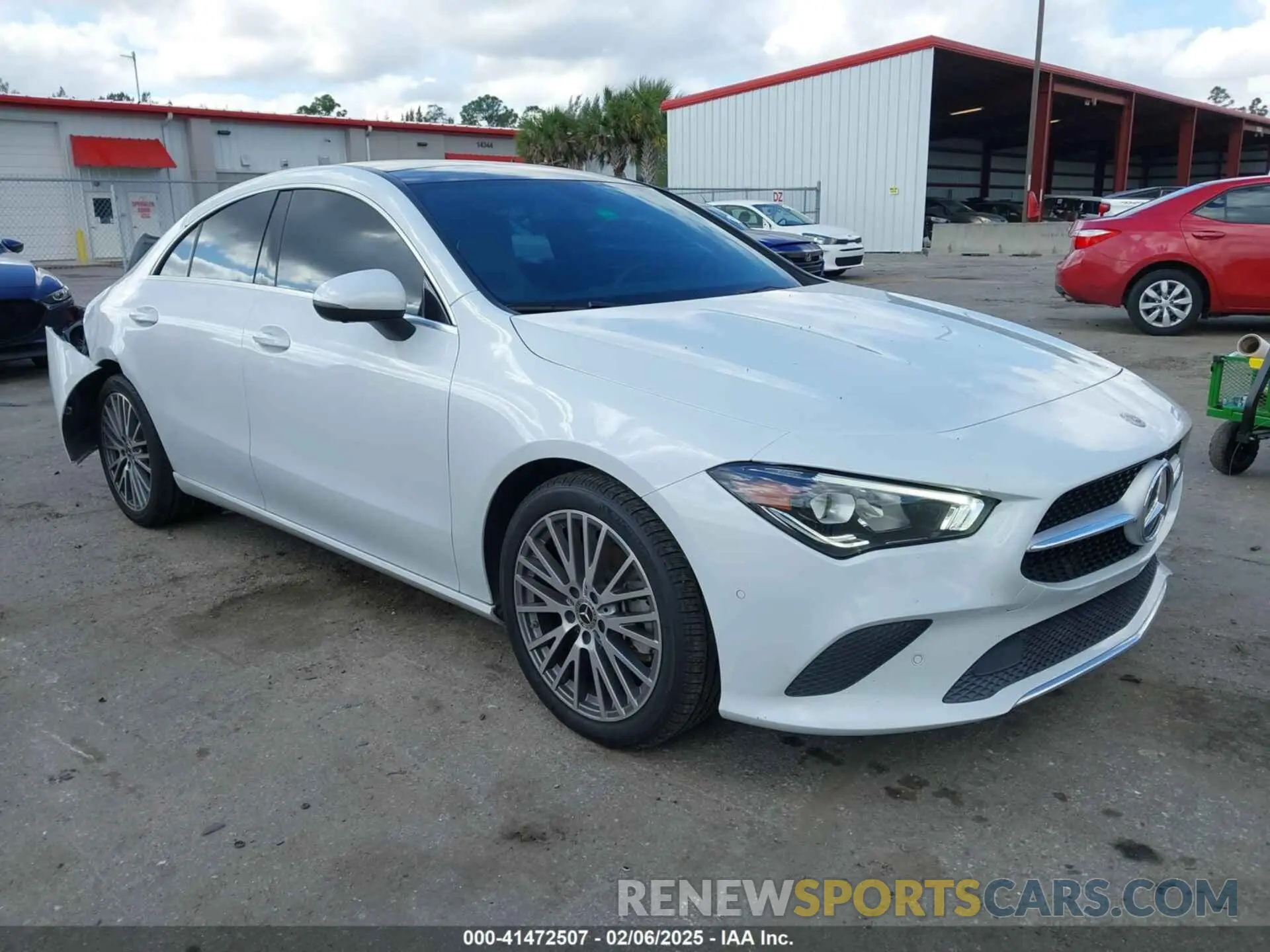 1 Photograph of a damaged car W1K5J4GB4LN095970 MERCEDES-BENZ CLA 250 2020