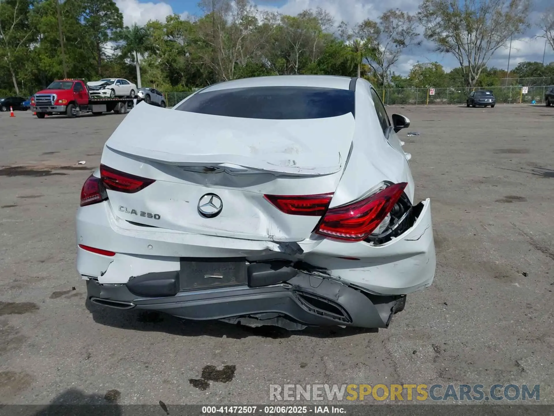 6 Photograph of a damaged car W1K5J4GB4LN095970 MERCEDES-BENZ CLA 250 2020