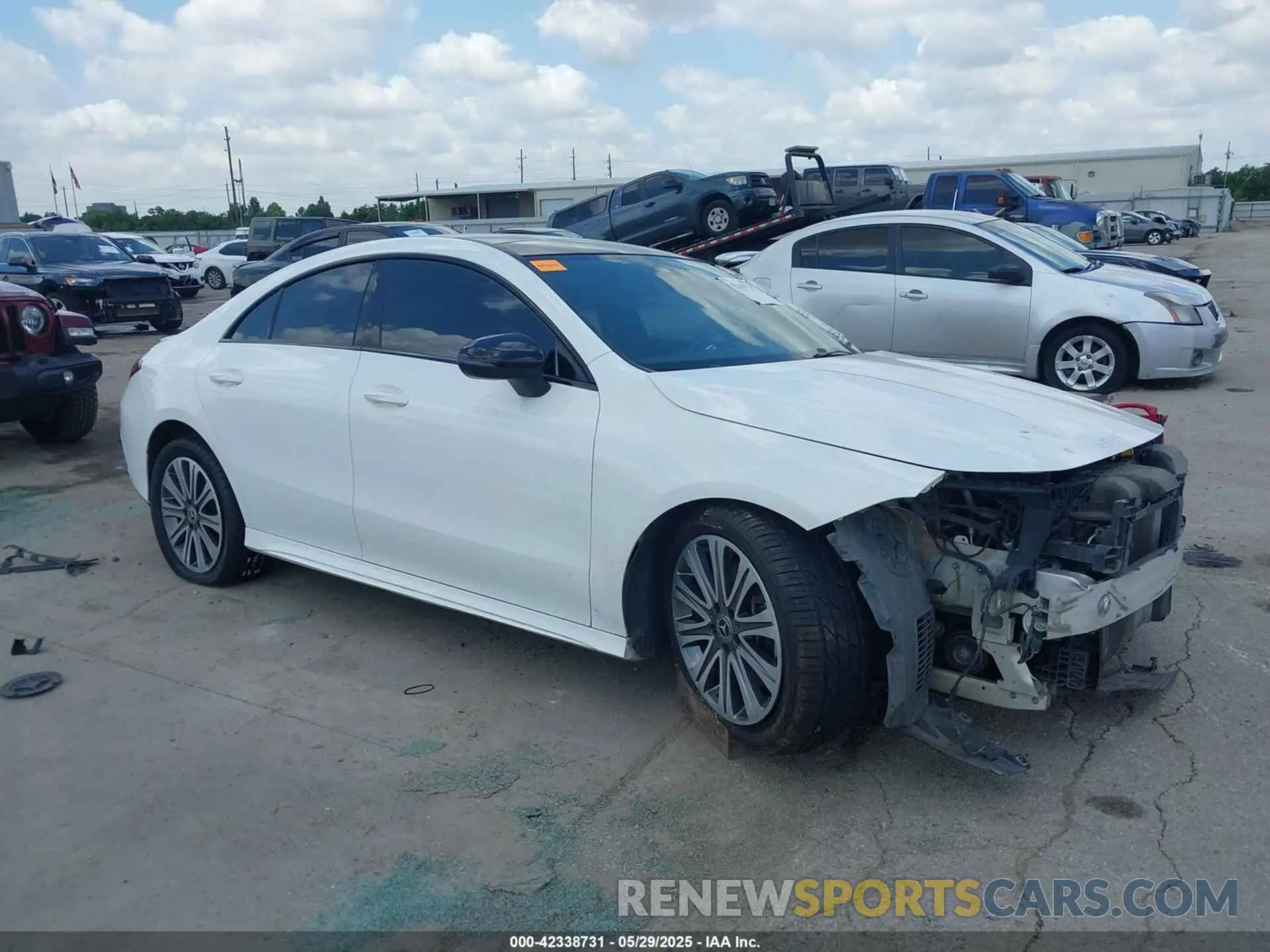 1 Photograph of a damaged car W1K5J4GB4LN102187 MERCEDES-BENZ CLA 250 2020