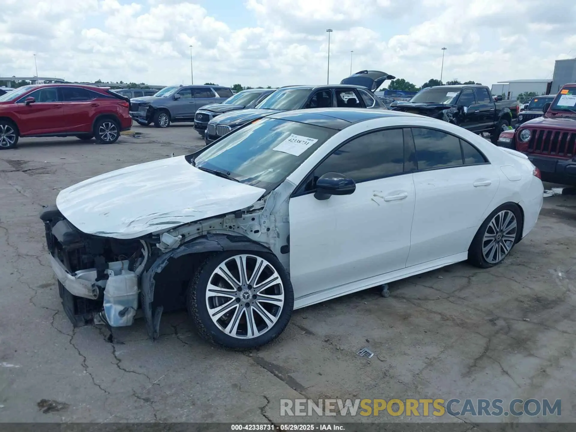 2 Photograph of a damaged car W1K5J4GB4LN102187 MERCEDES-BENZ CLA 250 2020