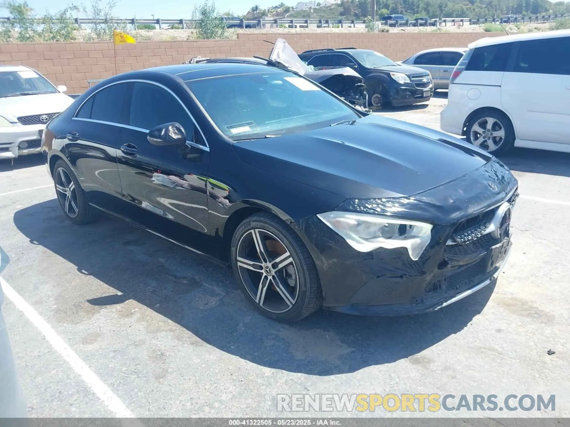 1 Photograph of a damaged car W1K5J4GB4LN108944 MERCEDES-BENZ CLA 250 2020
