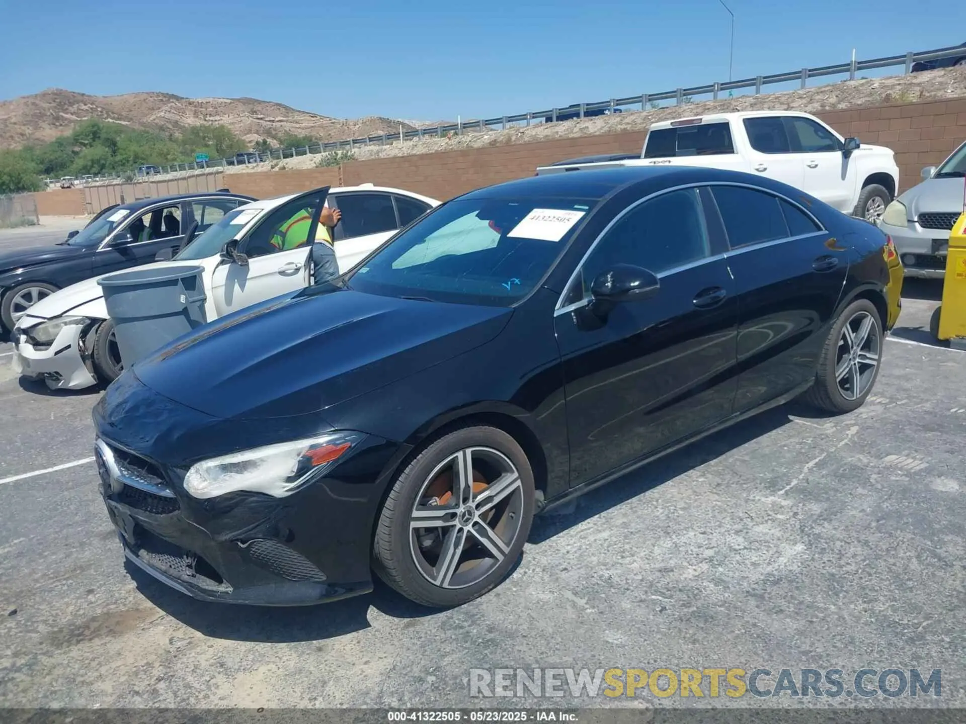 2 Photograph of a damaged car W1K5J4GB4LN108944 MERCEDES-BENZ CLA 250 2020