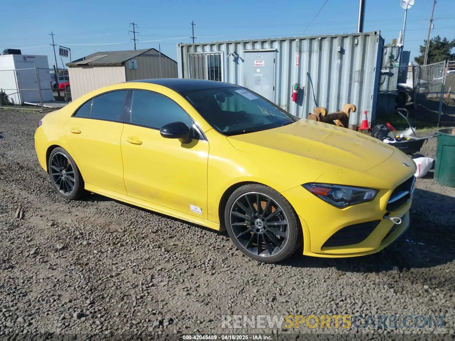 1 Photograph of a damaged car W1K5J4GB7LN083750 MERCEDES-BENZ CLA 250 2020