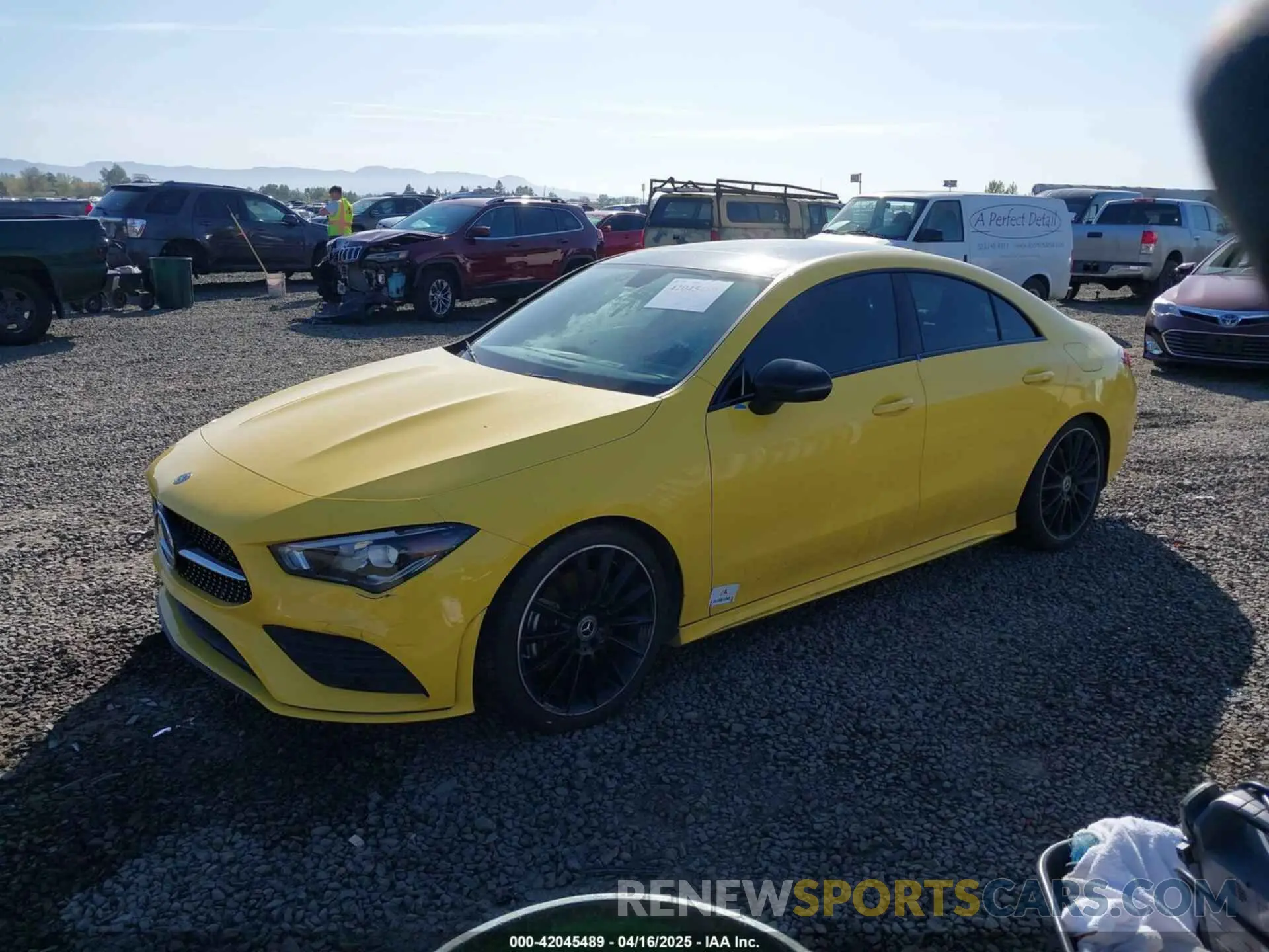 2 Photograph of a damaged car W1K5J4GB7LN083750 MERCEDES-BENZ CLA 250 2020