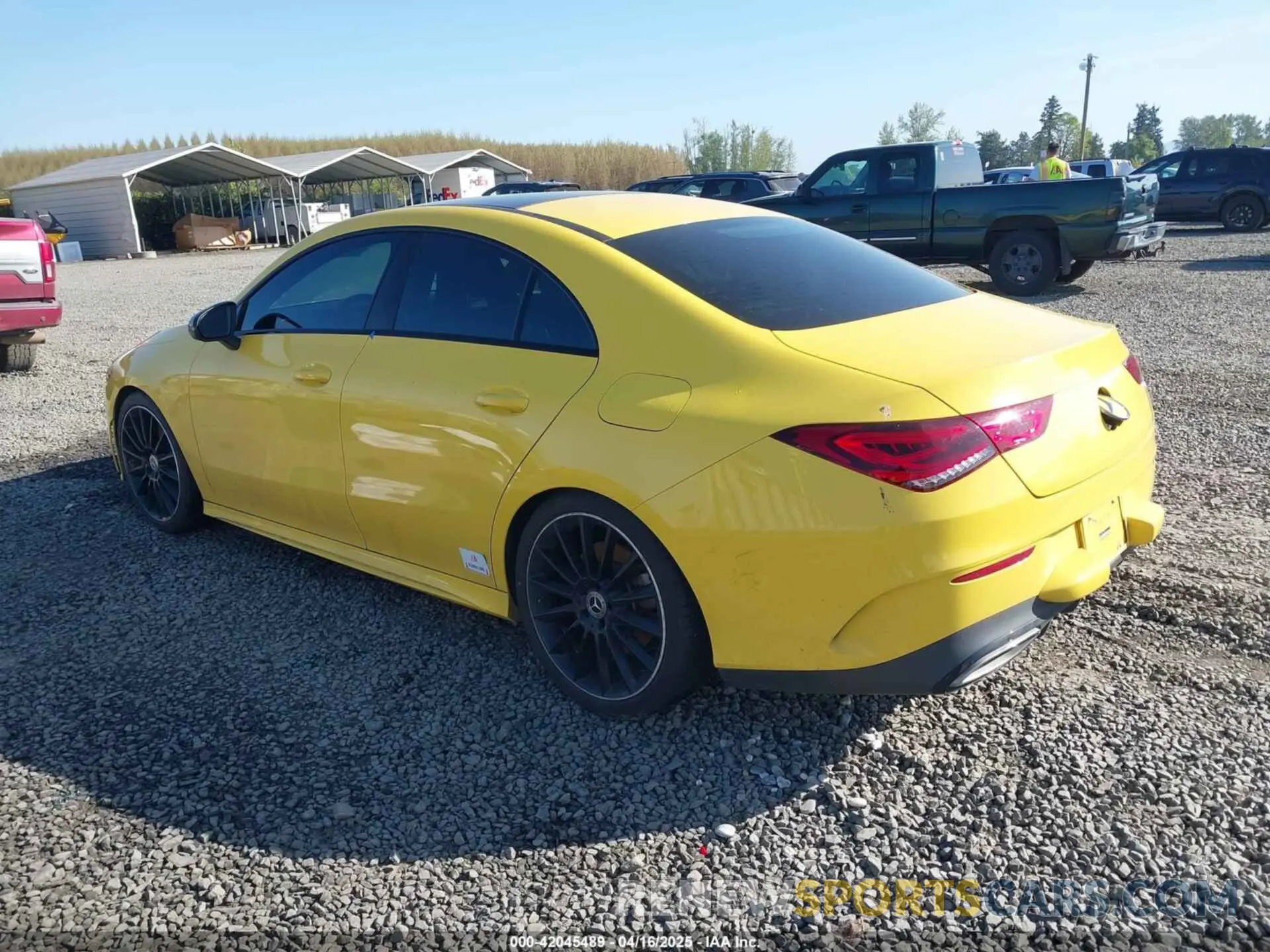 3 Photograph of a damaged car W1K5J4GB7LN083750 MERCEDES-BENZ CLA 250 2020