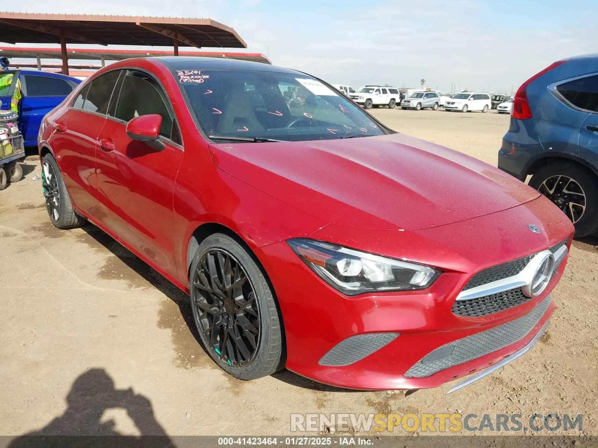 1 Photograph of a damaged car W1K5J4GB7LN104502 MERCEDES-BENZ CLA 250 2020