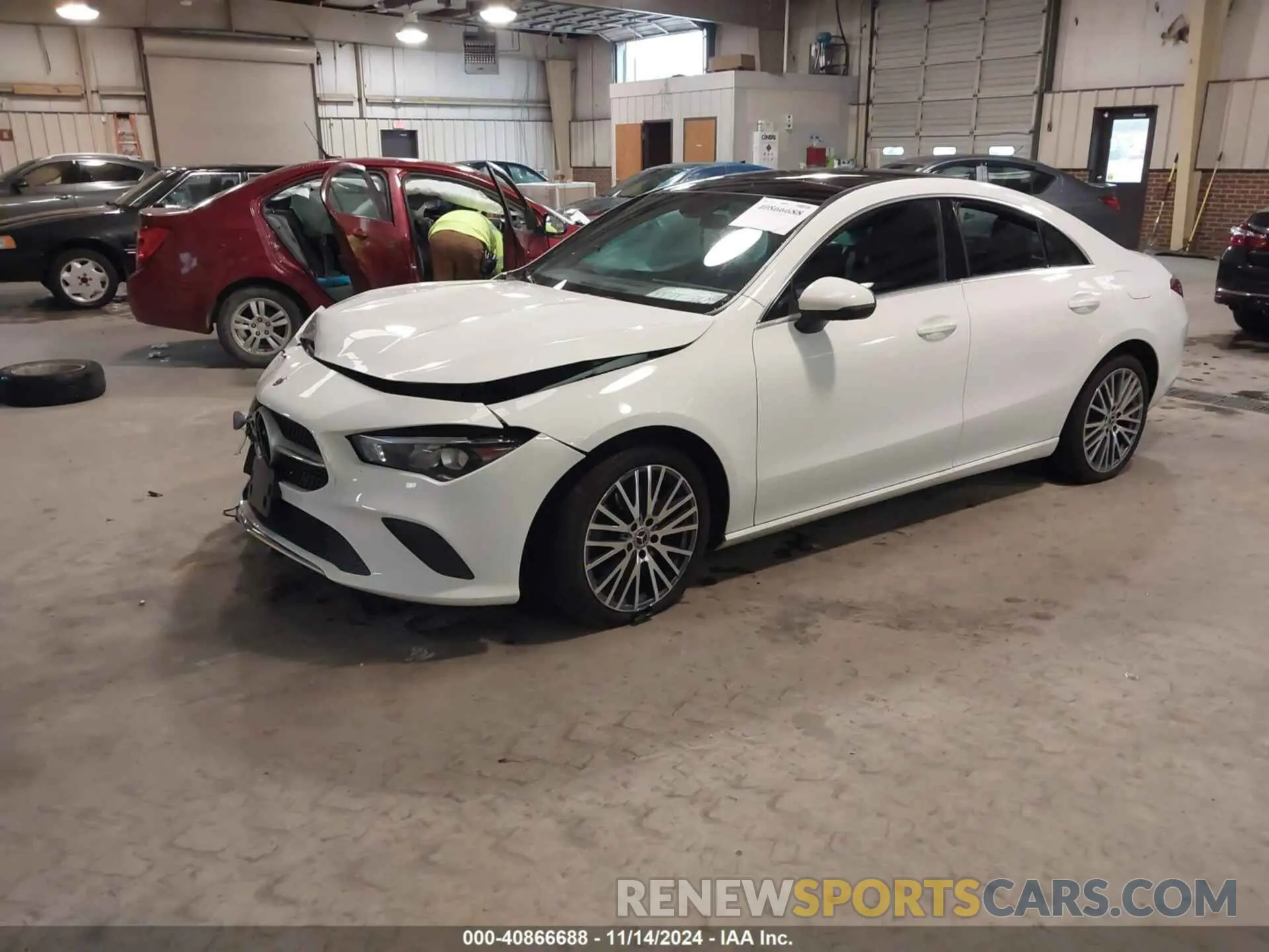 2 Photograph of a damaged car W1K5J4HB4LN089987 MERCEDES-BENZ CLA 250 2020