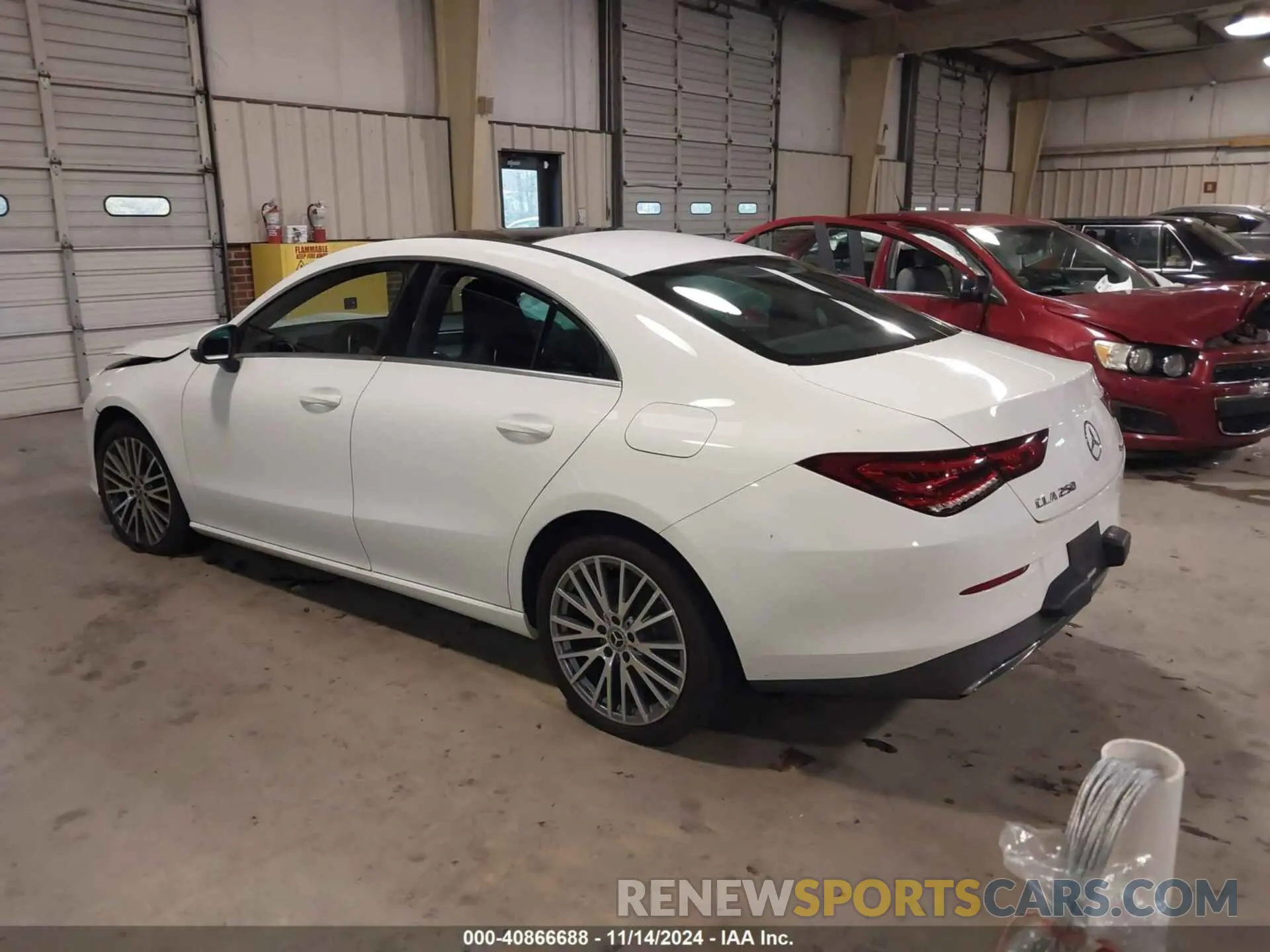 3 Photograph of a damaged car W1K5J4HB4LN089987 MERCEDES-BENZ CLA 250 2020